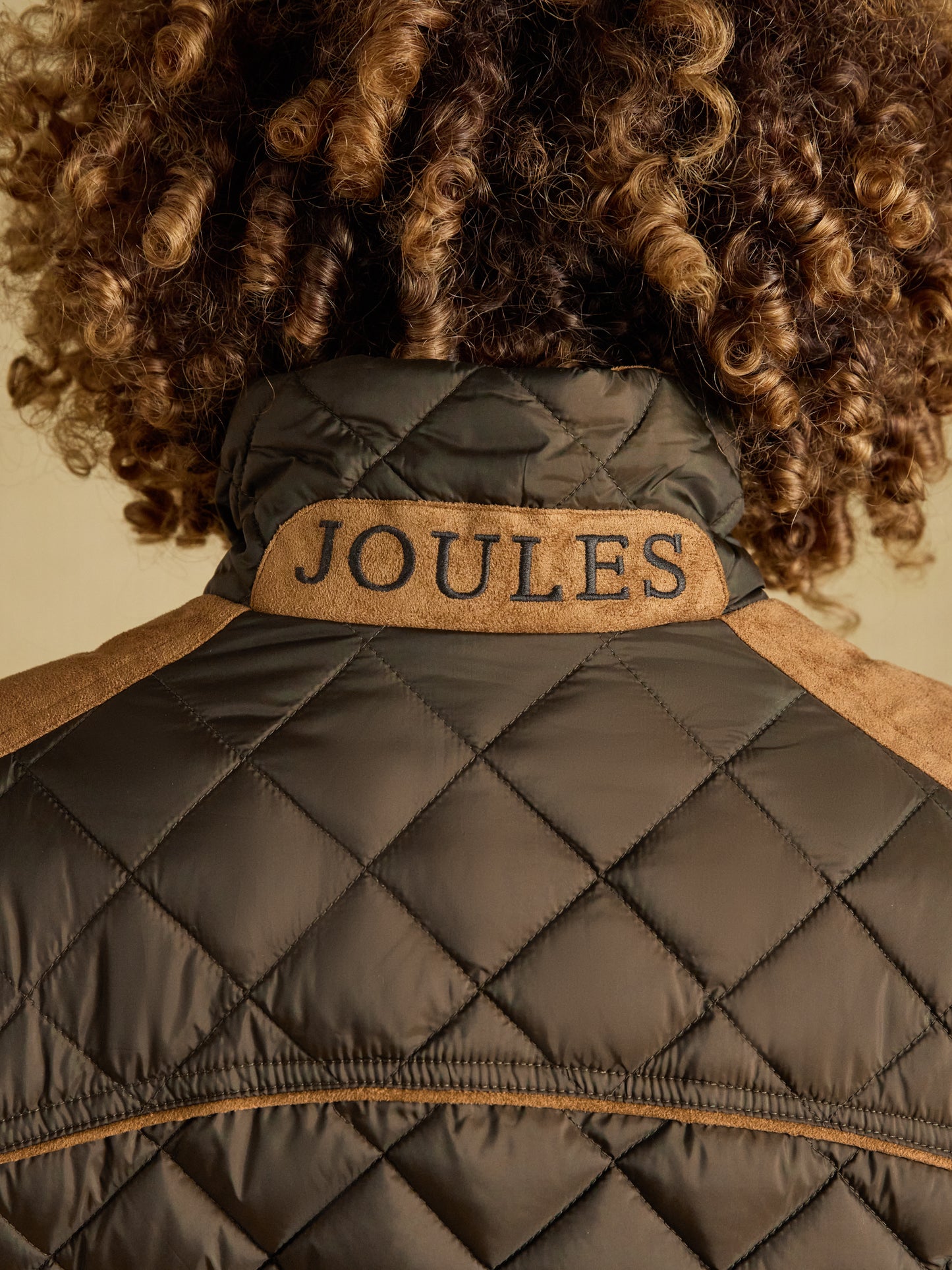 Joules Braemar Luxe Showerproof Diamond Quilted Coat
