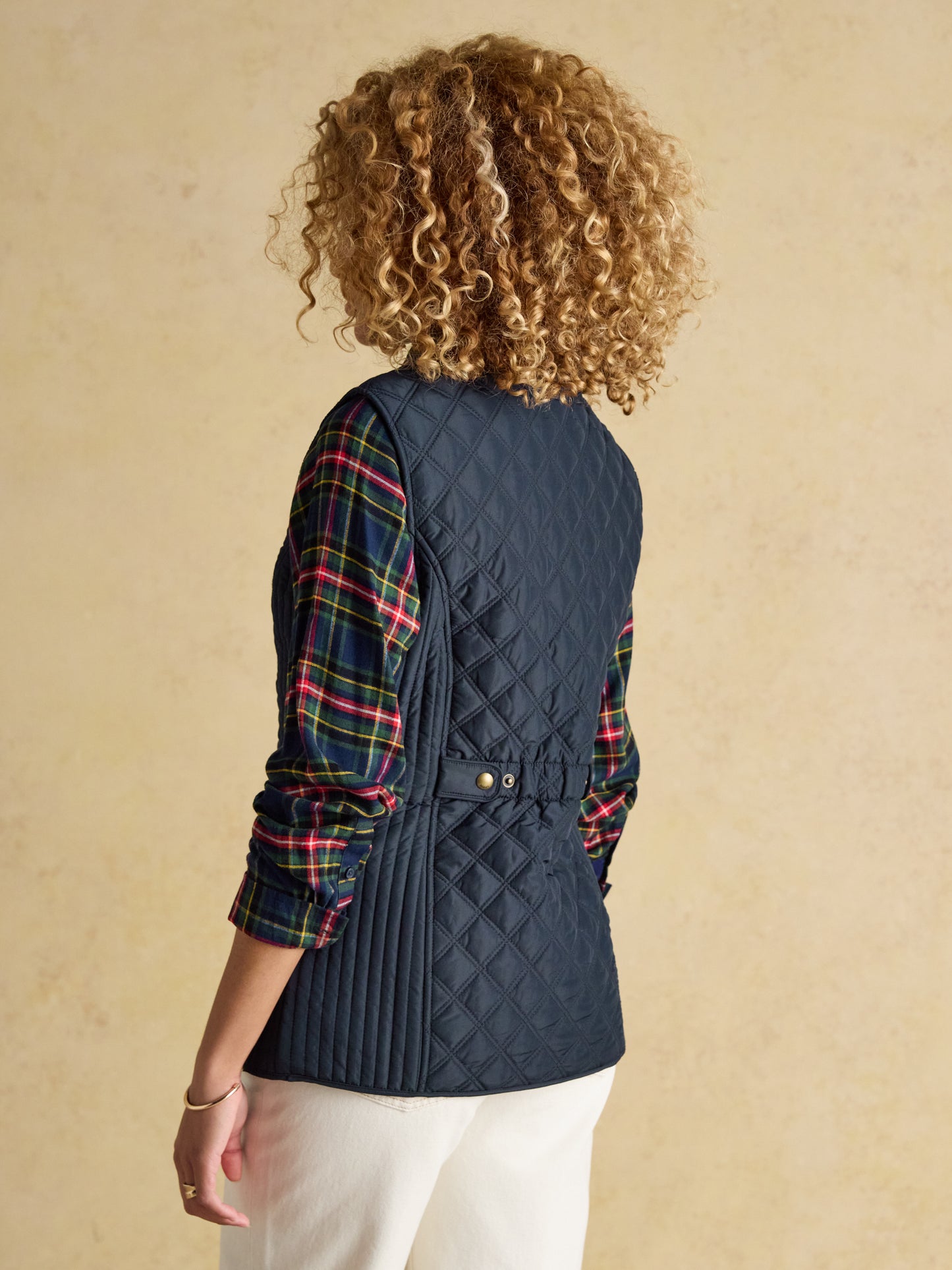 Joules Minx Showerproof Diamond Quilted Gilet