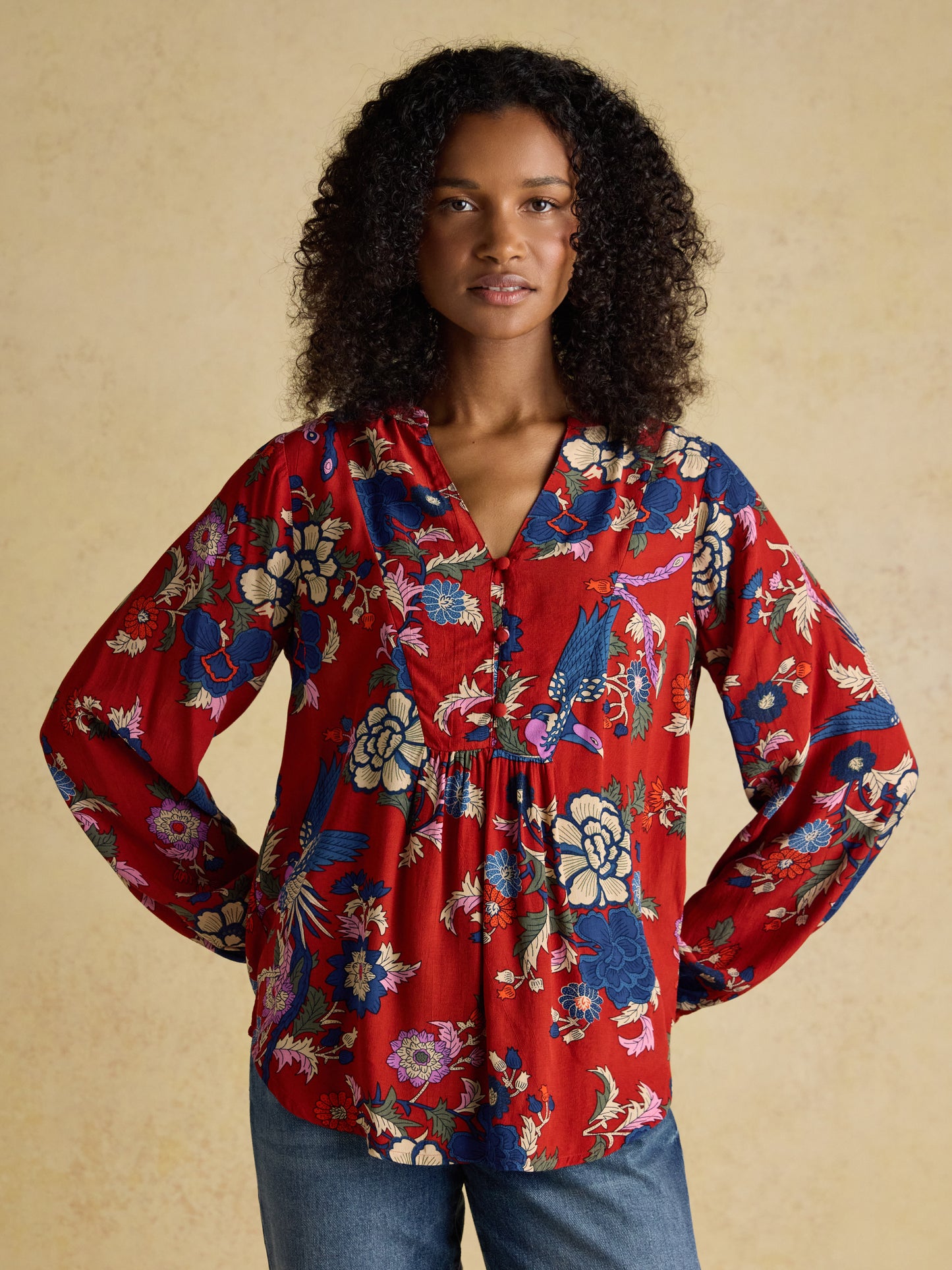 Joules Ava Popover Blouse