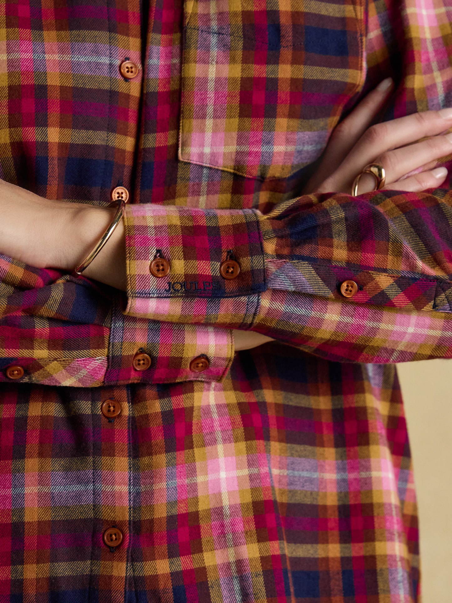 Joules Lorena Brushed Shirt