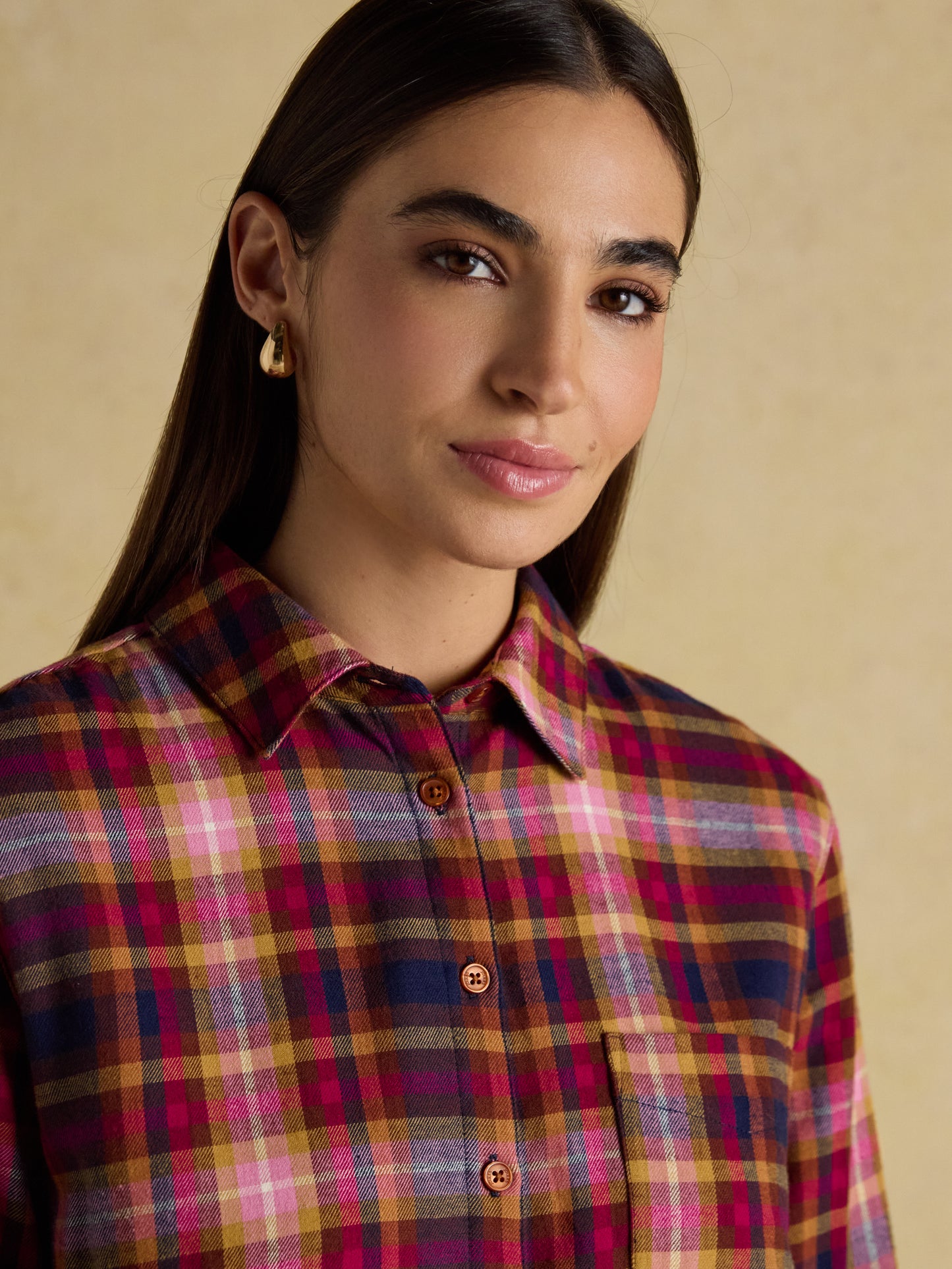 Joules Lorena Brushed Shirt