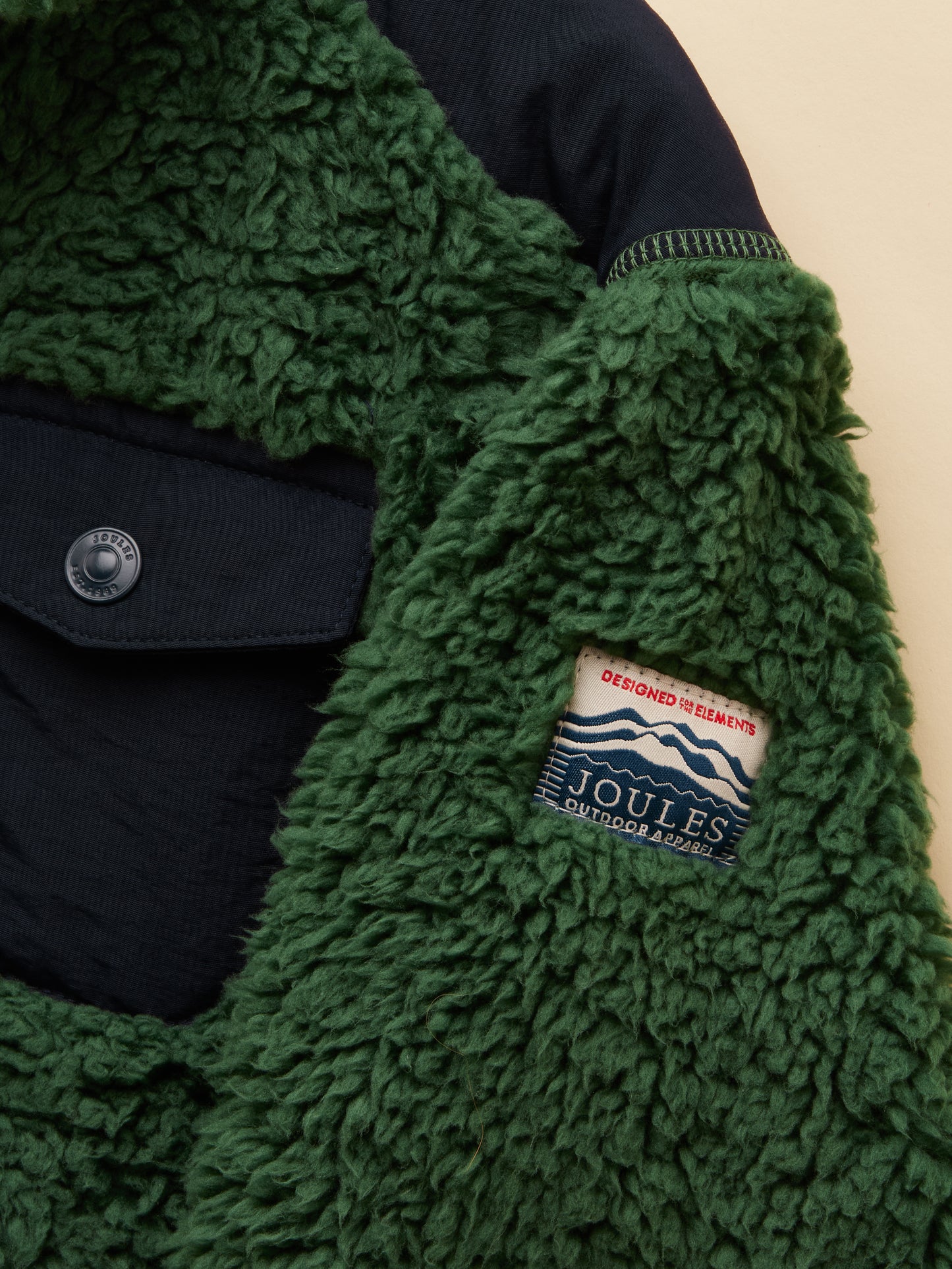 Joules Billy Half Zip Borg Fleece