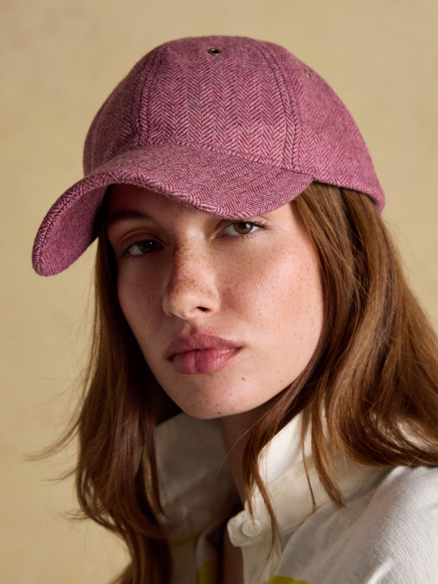 Joules Perry Tweed Baseball Cap