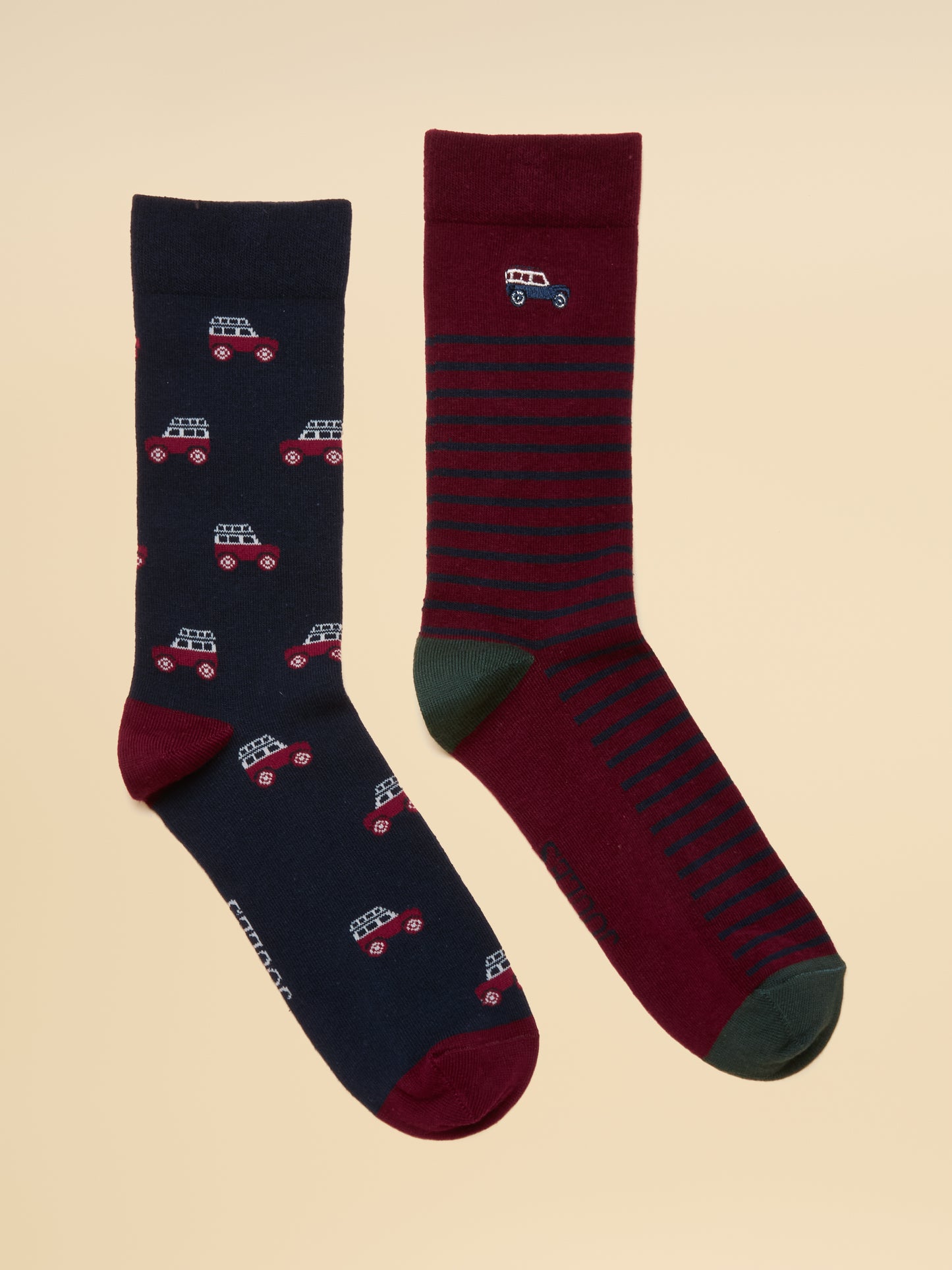 Joules Kingsbury Men's 2 Pack Socks