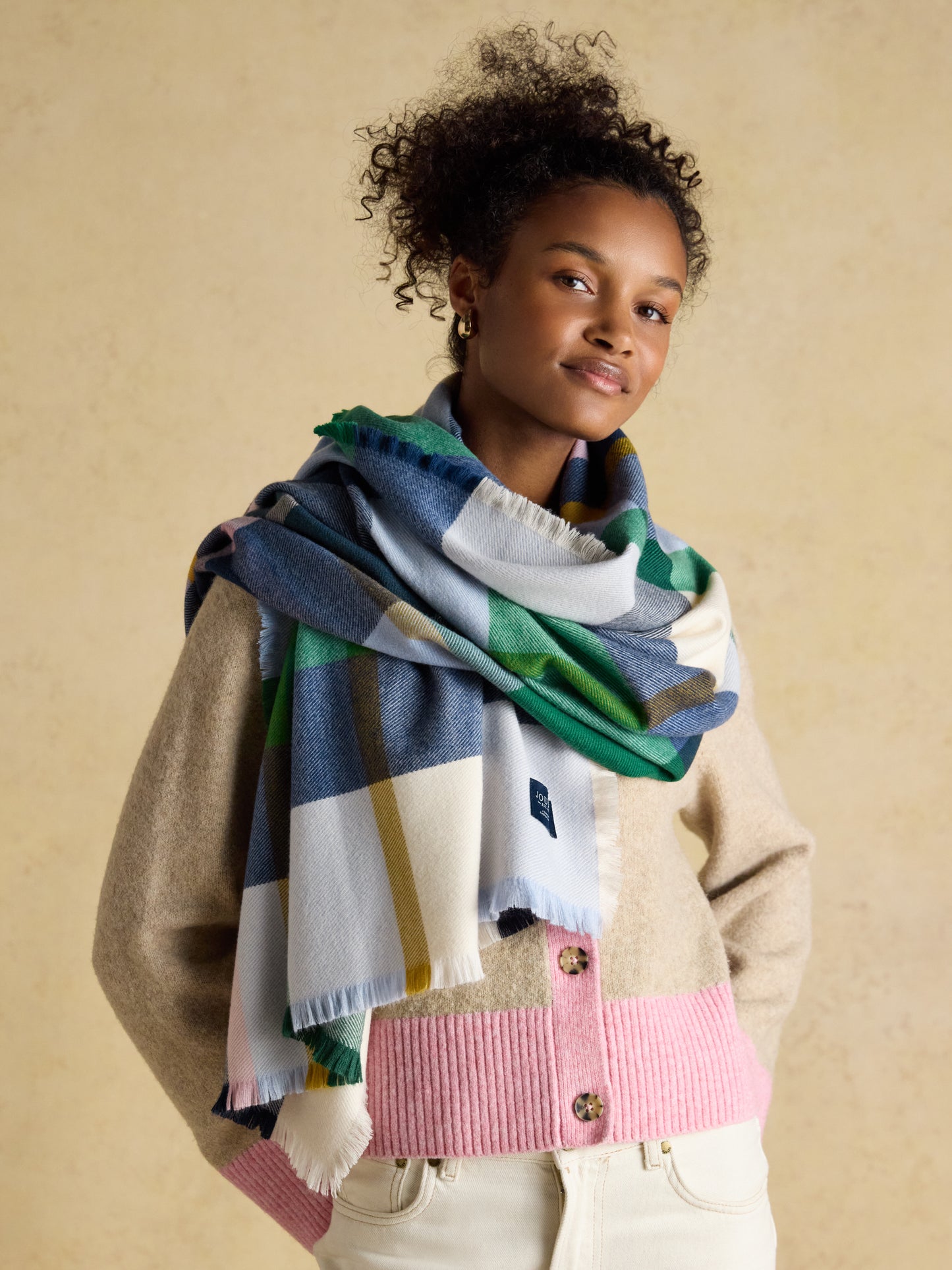 Joules Bracewell Blanket Scarf
