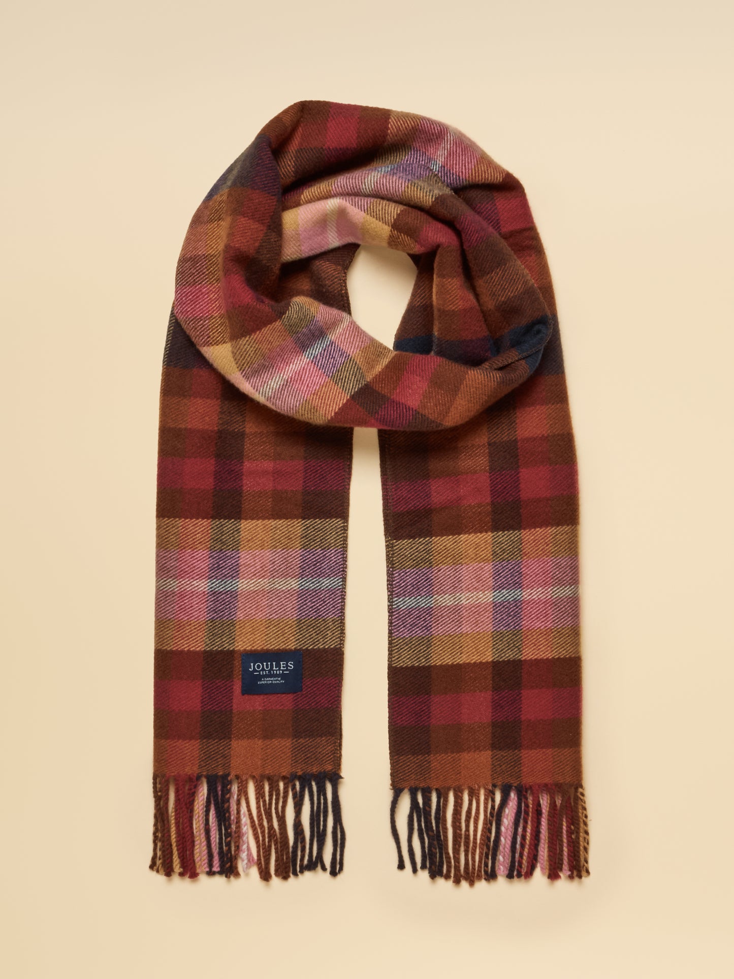 Joules Langtree Check Scarf