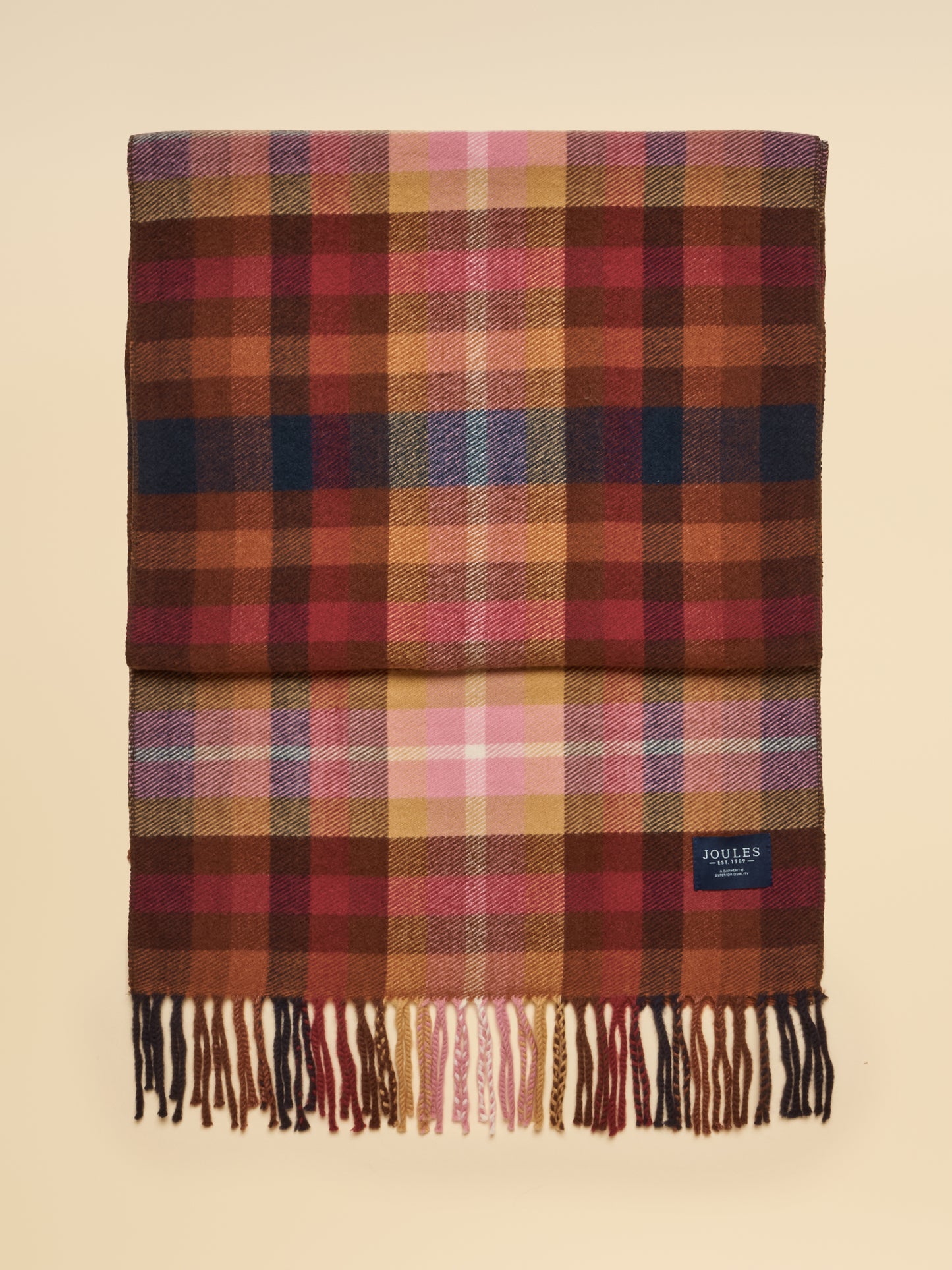 Joules Langtree Check Scarf