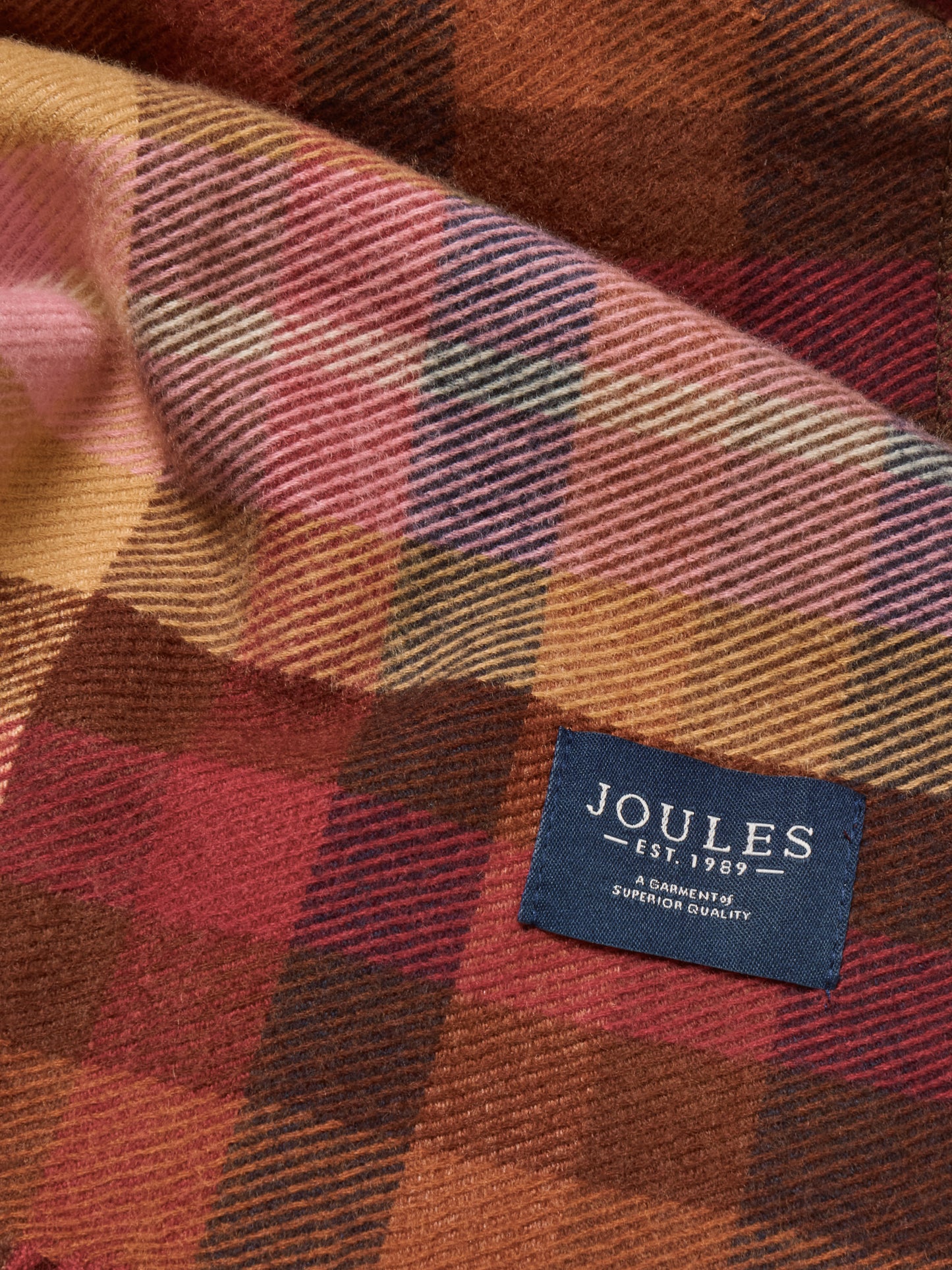 Joules Langtree Check Scarf