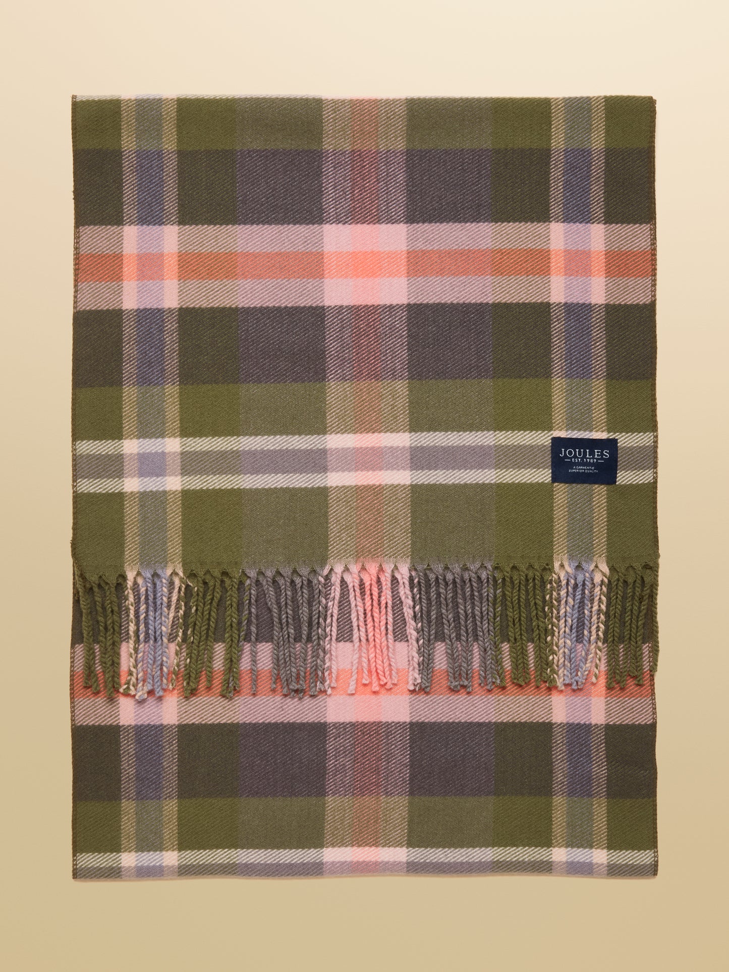Joules Langtree Check Scarf