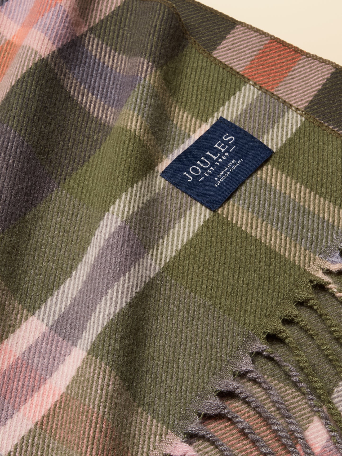 Joules Langtree Check Scarf