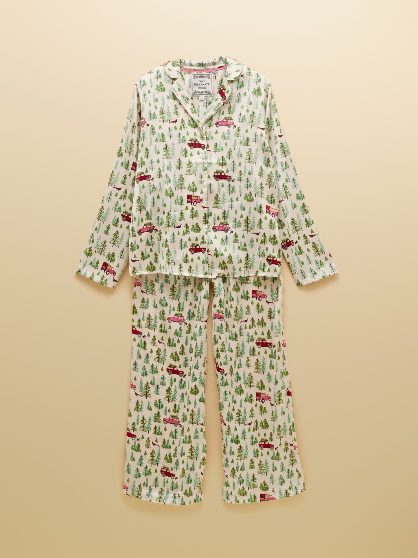 Joules Bonnie Satin Pyjama Set