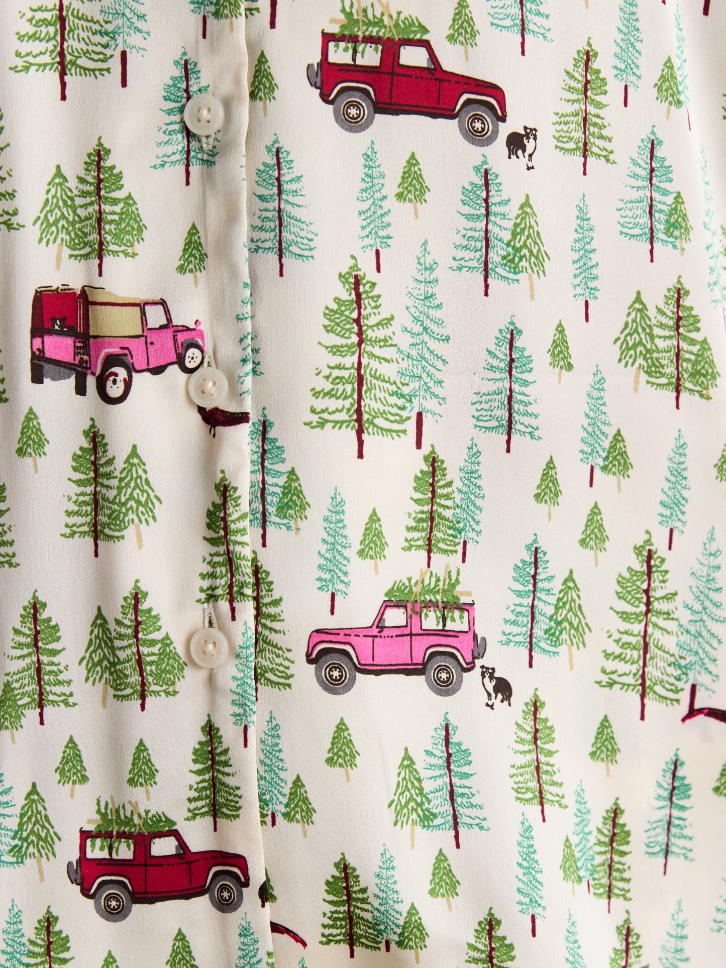 Joules Bonnie Satin Pyjama Set