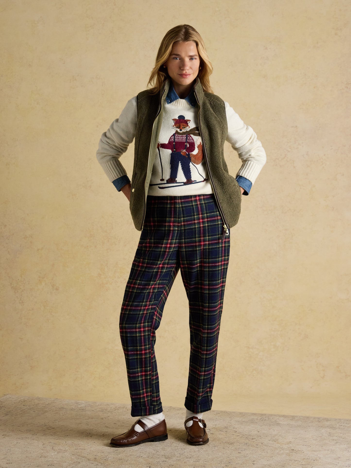 Joules Jonty Crew Neck Intarsia Jumper