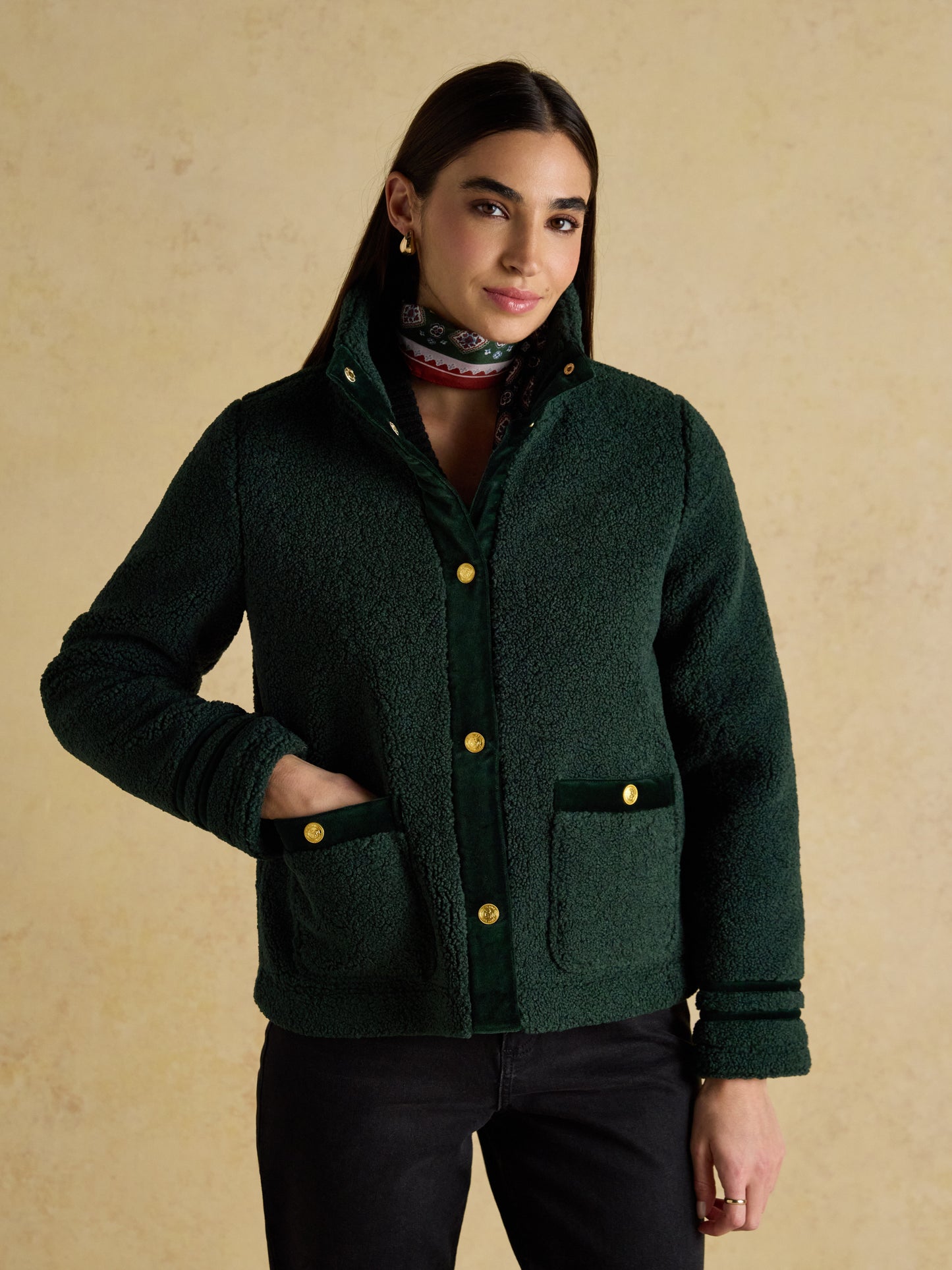 Joules Fleur Fleece Jacket
