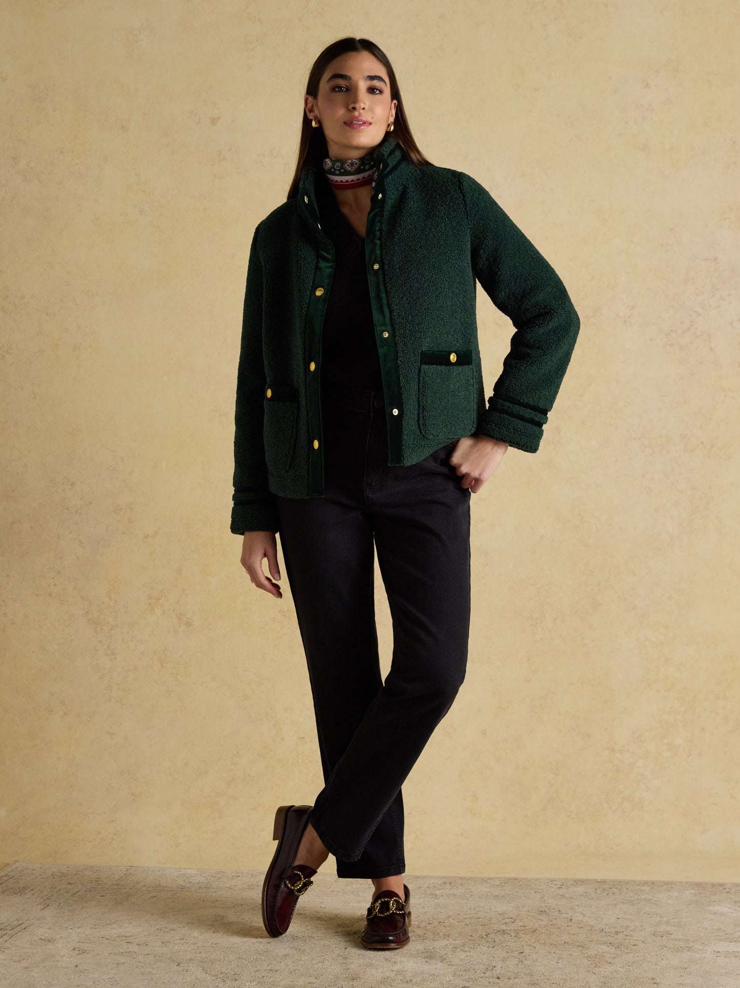 Joules Fleur Fleece Jacket