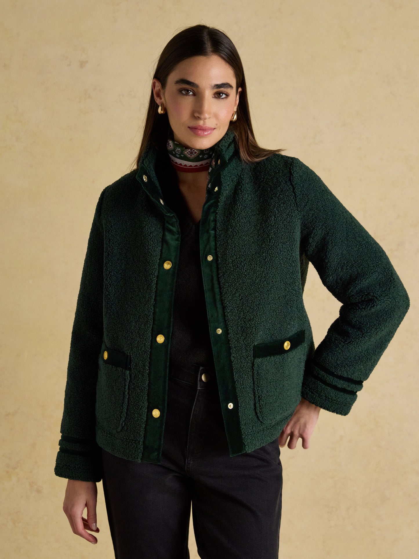Joules Fleur Fleece Jacket