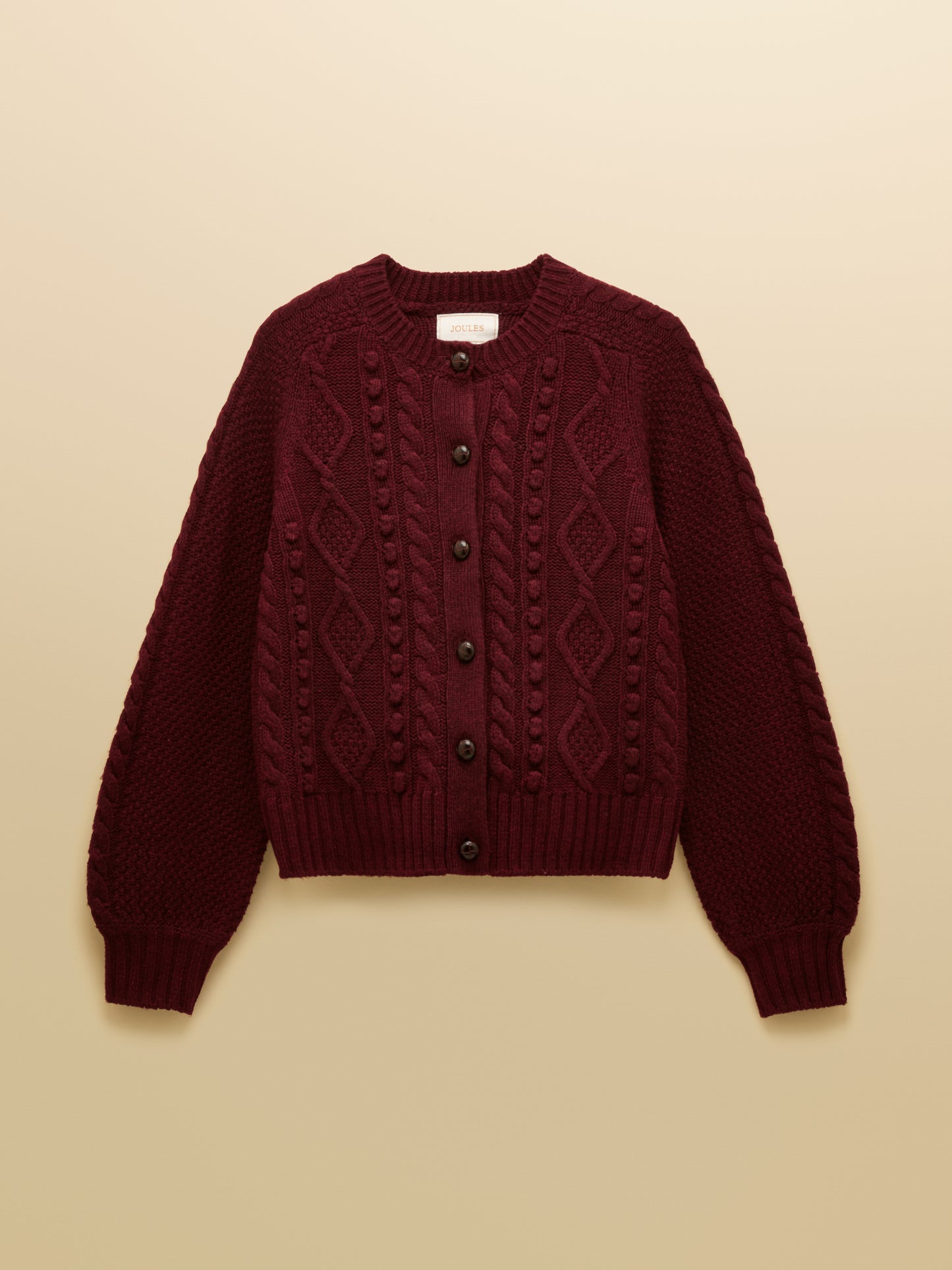 Joules Rafferty Cable Knit Cardigan