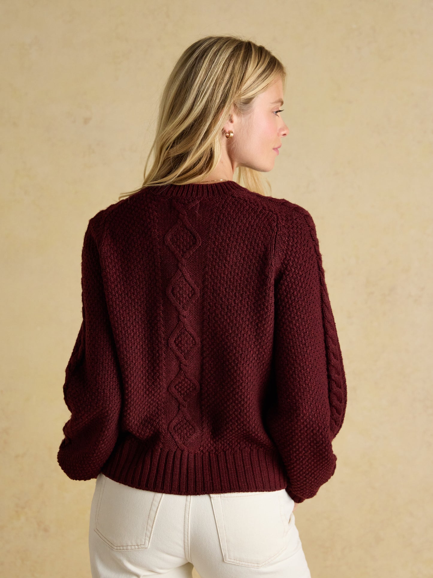 Joules Rafferty Cable Knit Cardigan