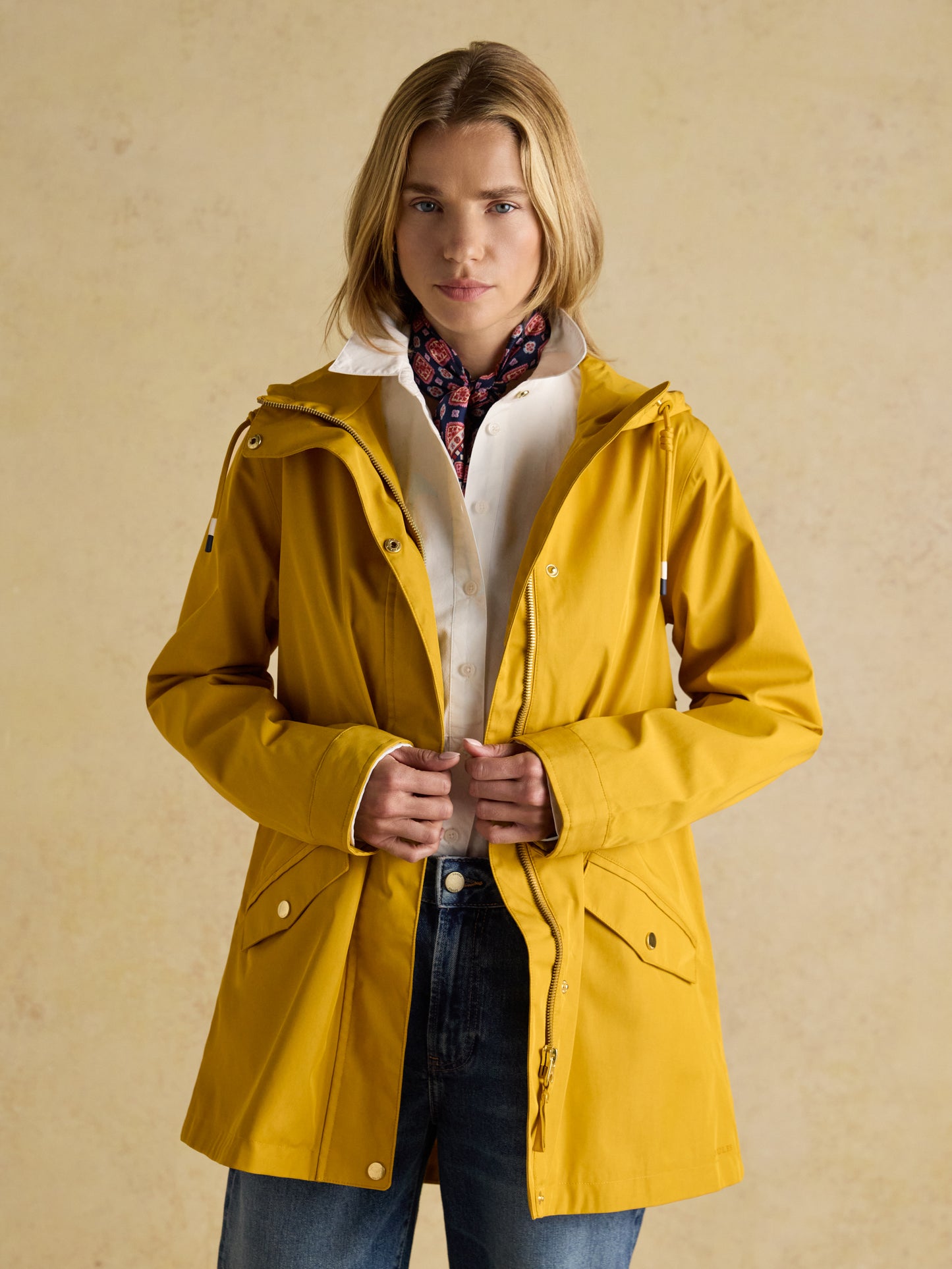 Joules Portwell Waterproof Raincoat with Hood