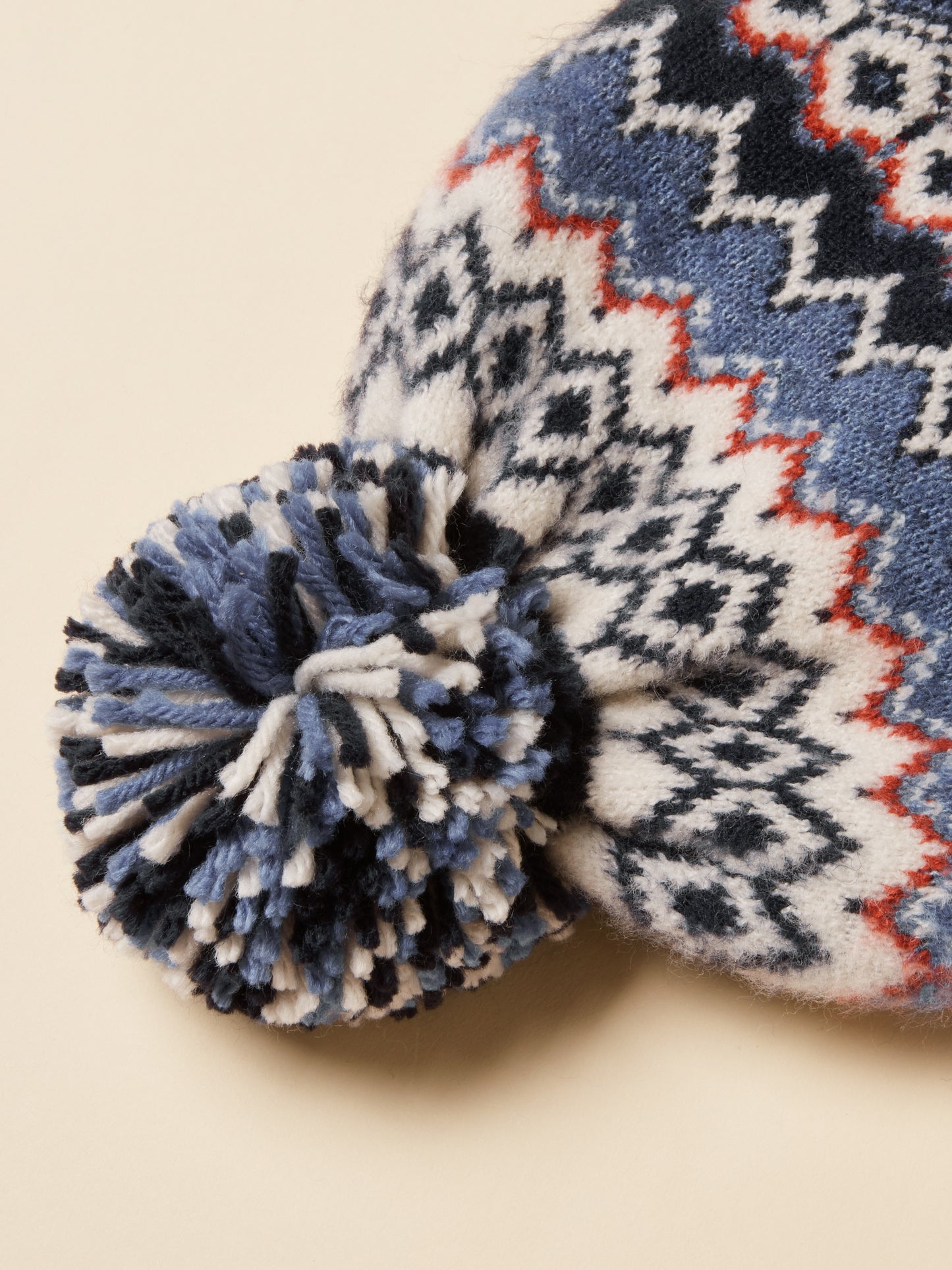 Joules Kara Fairisle Bobble Hat
