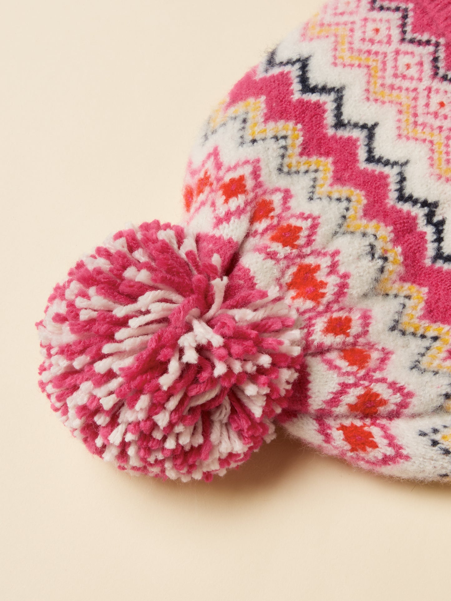 Joules Kara Fairisle Bobble Hat