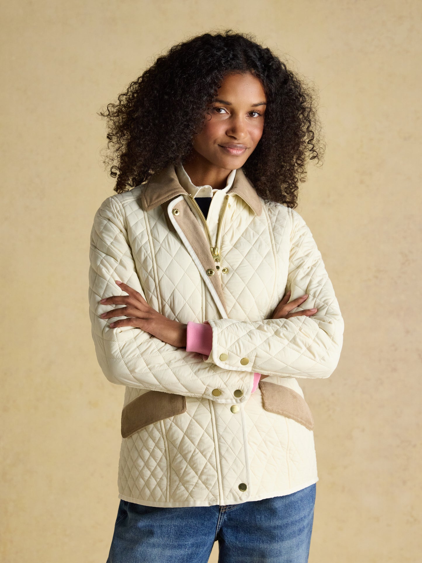 Joules Highclere Showerproof Diamond Quilted Jacket