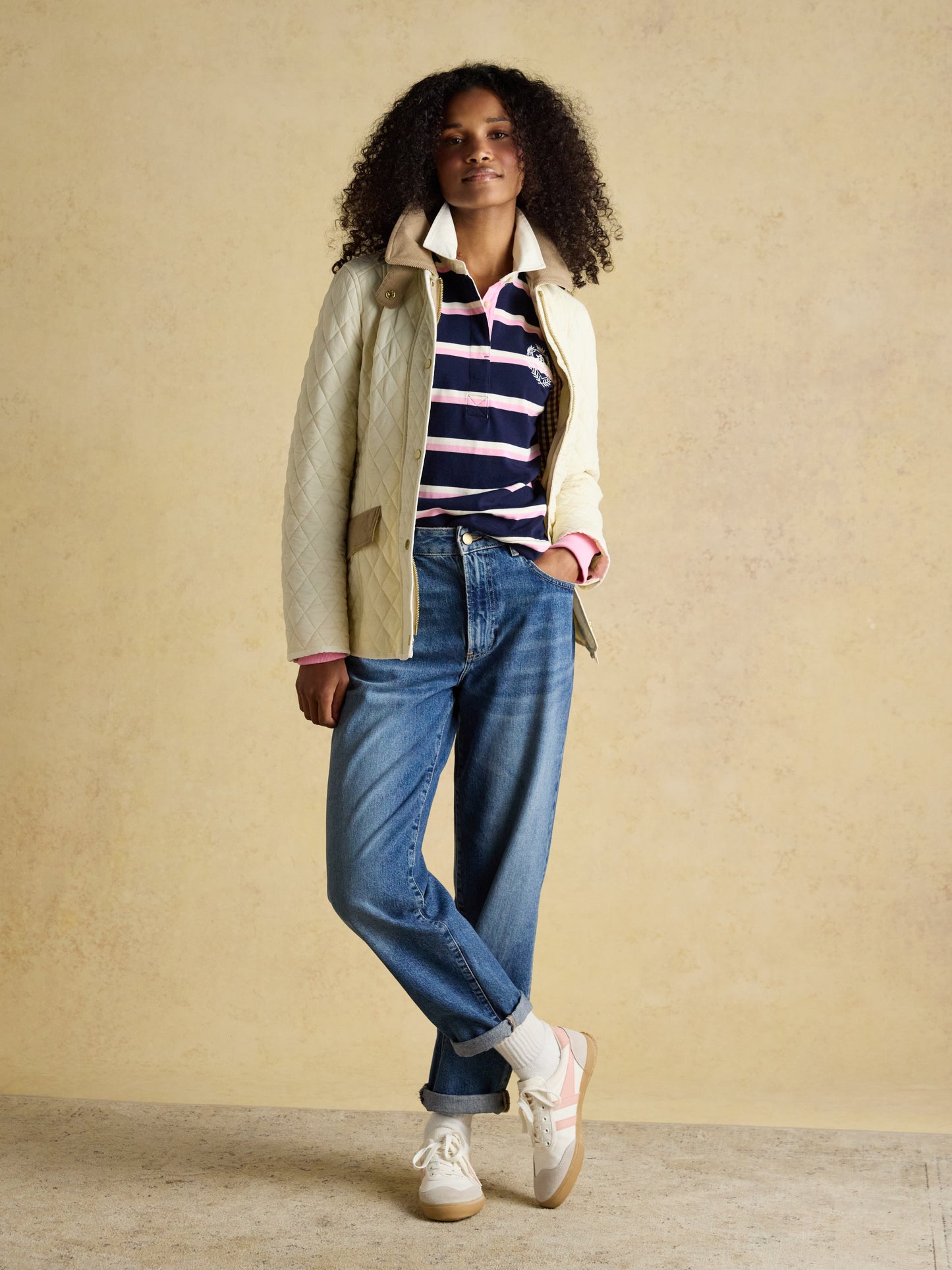 Joules Highclere Showerproof Diamond Quilted Jacket