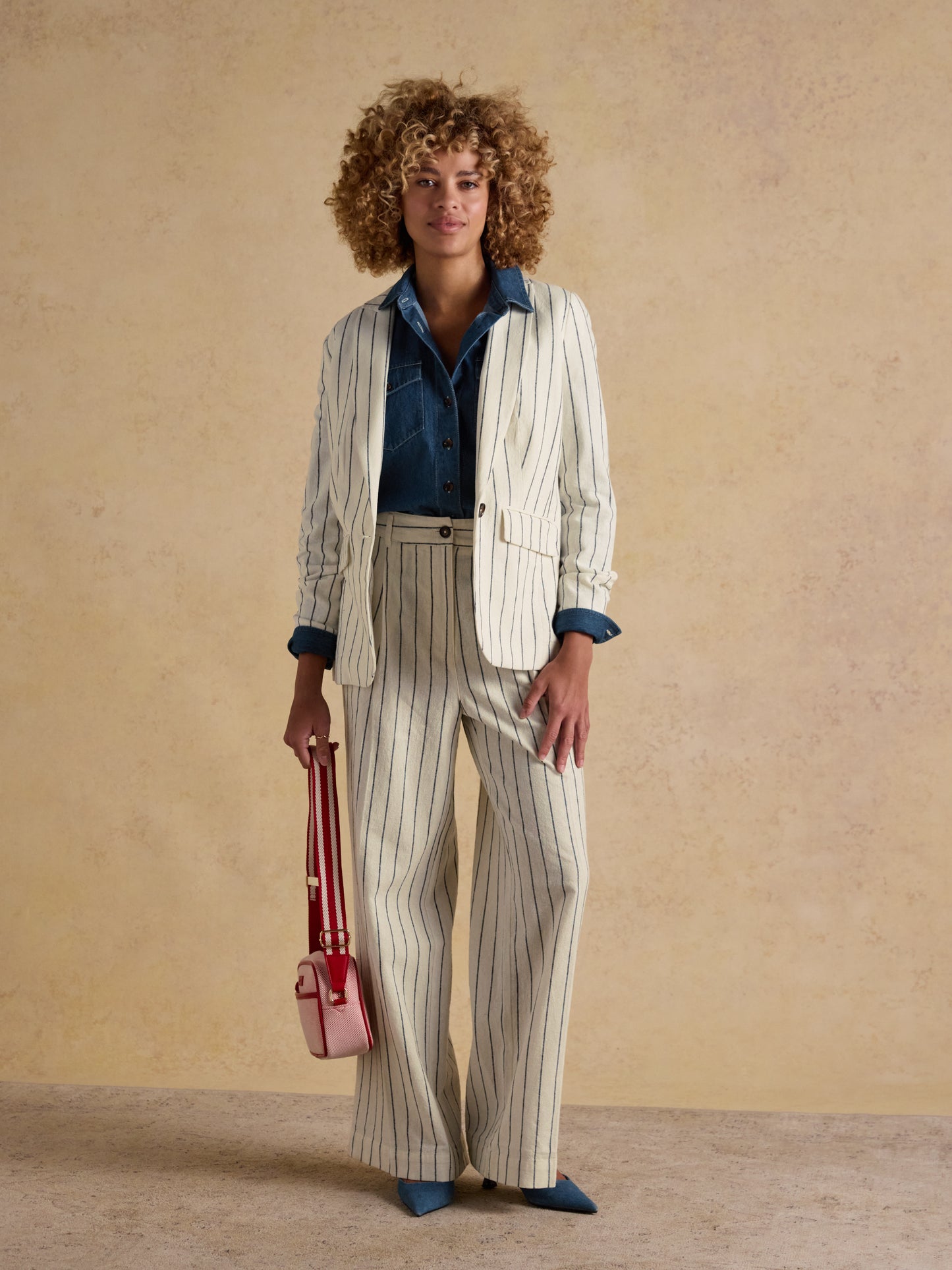 Joules Linen Blend Blazer