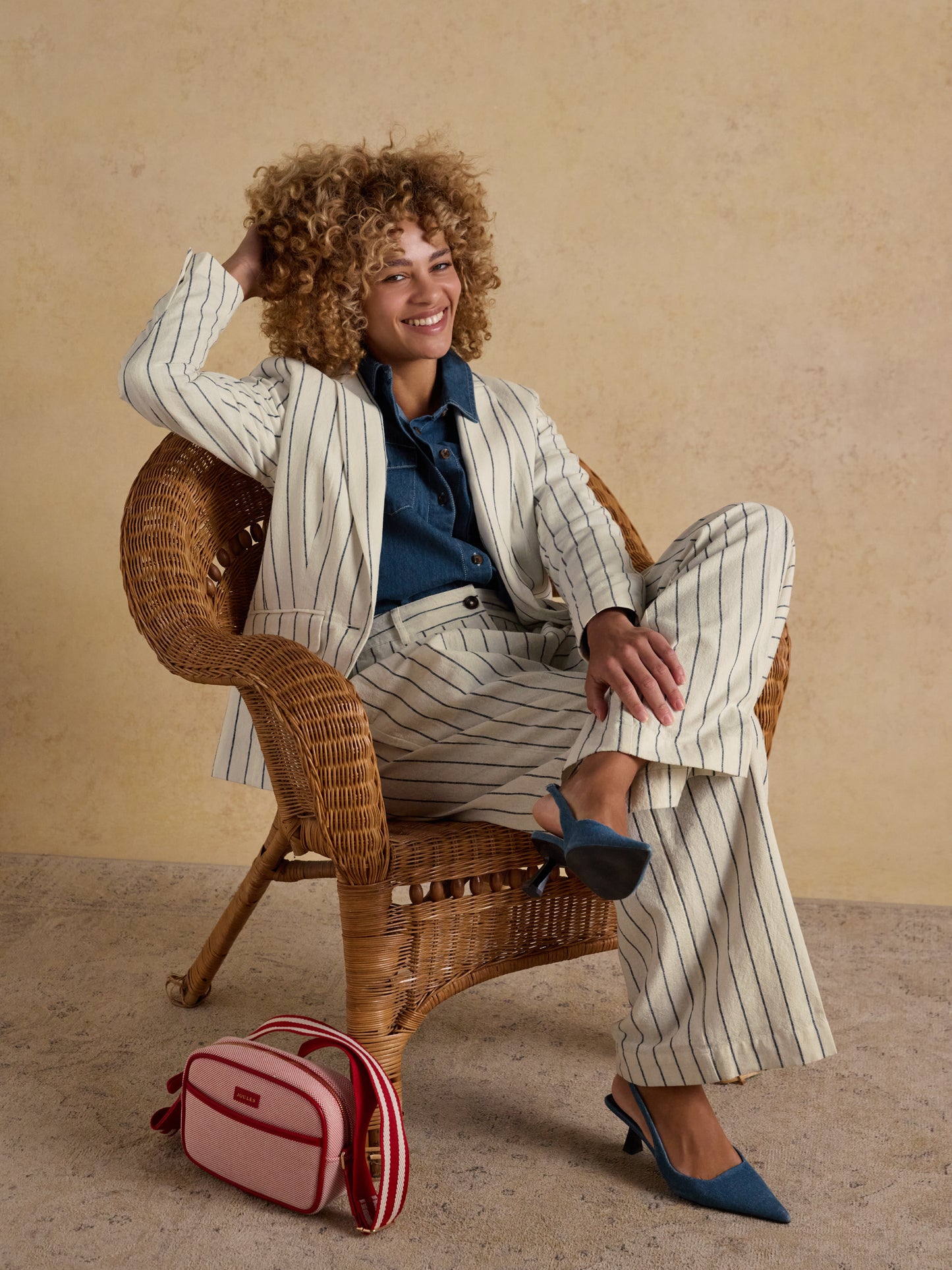 Joules Linen Blend Blazer