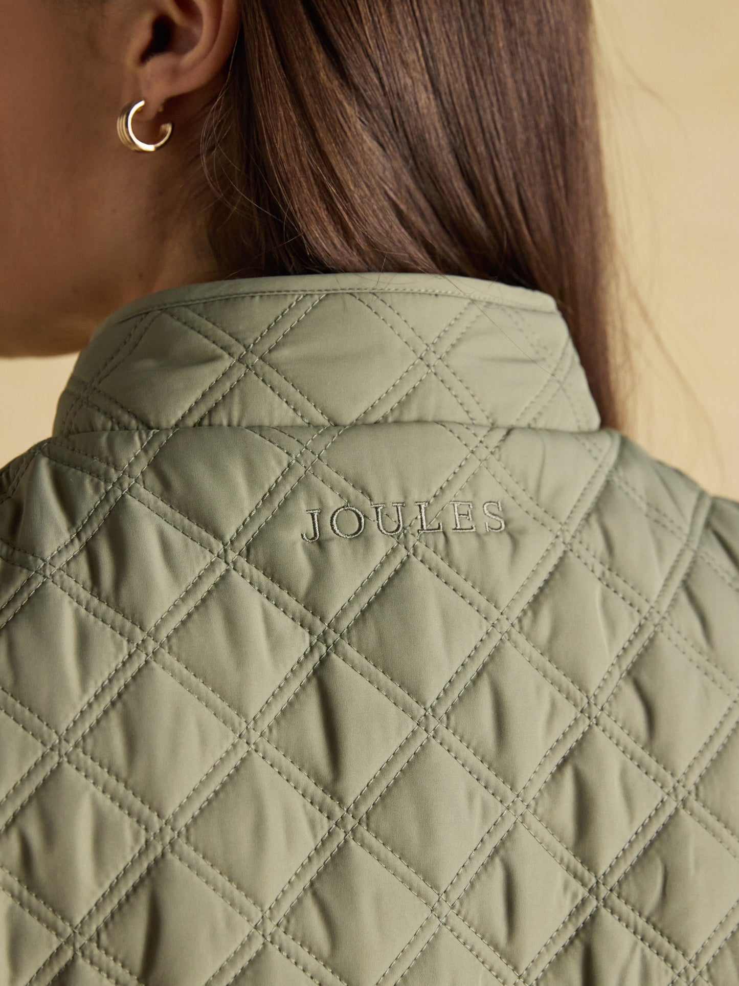 Joules Minx Showerproof Diamond Quilted Gilet