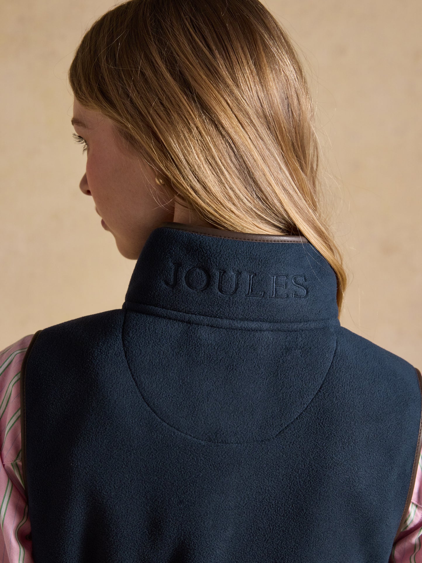 Joules Womens Heritage Longline Fleece Gilet