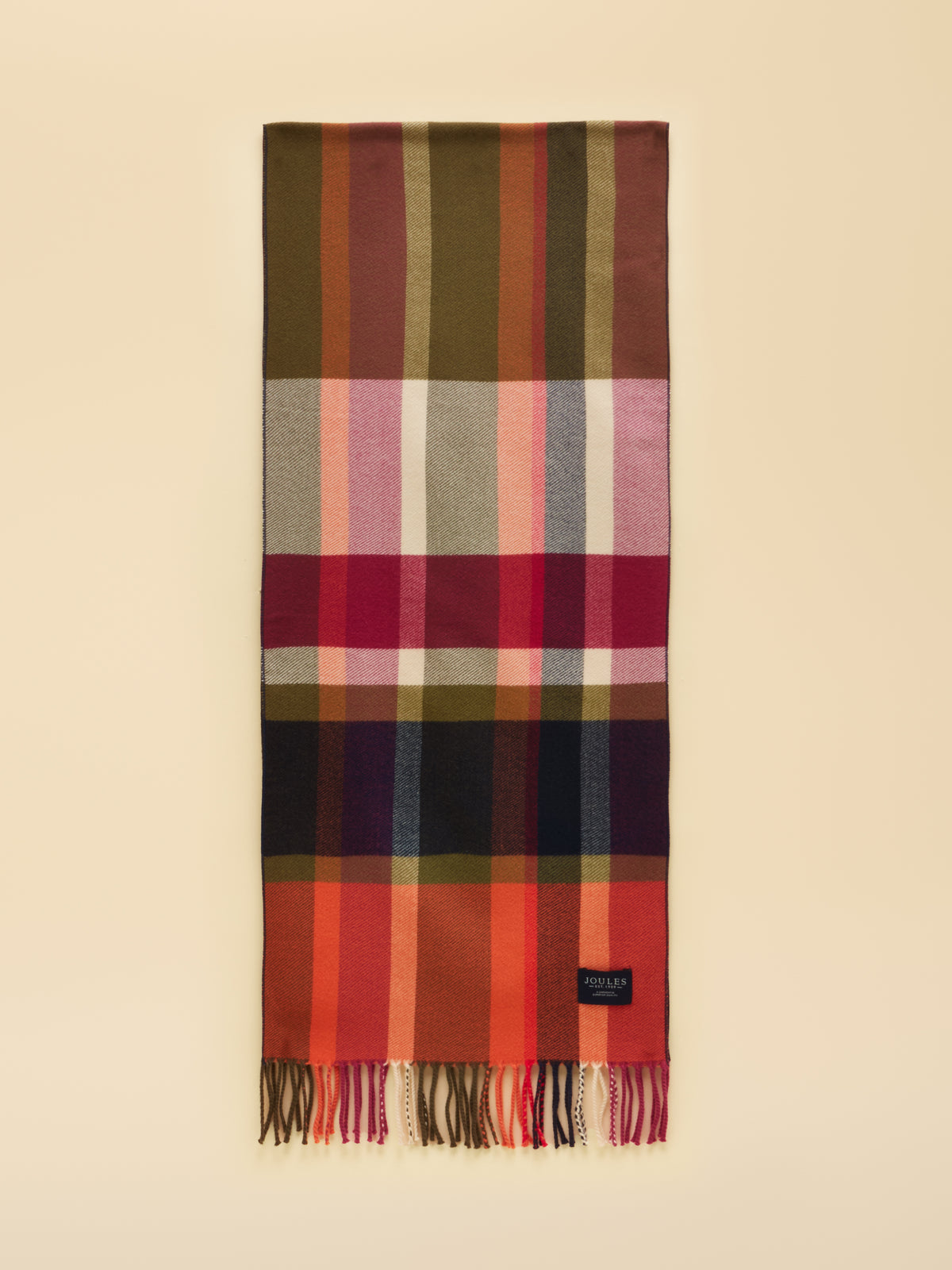 Joules Langtree Check Scarf