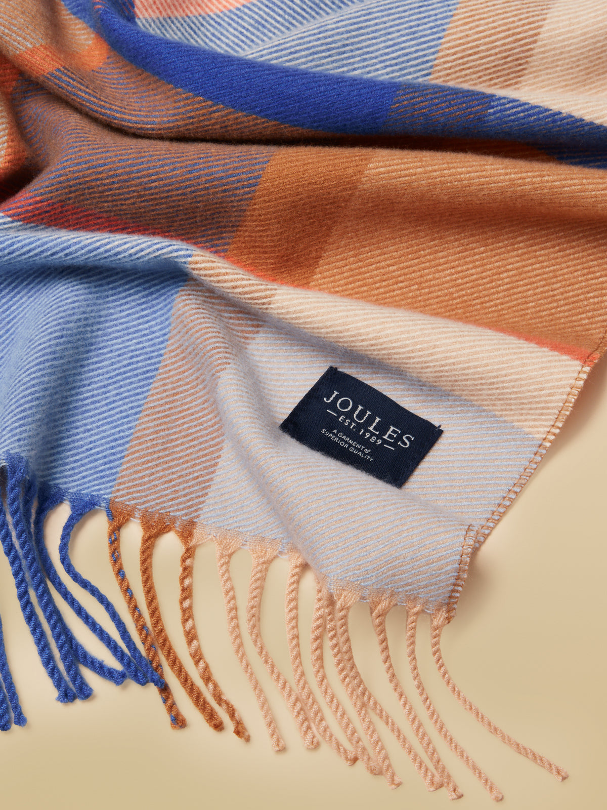 Joules Langtree Check Scarf
