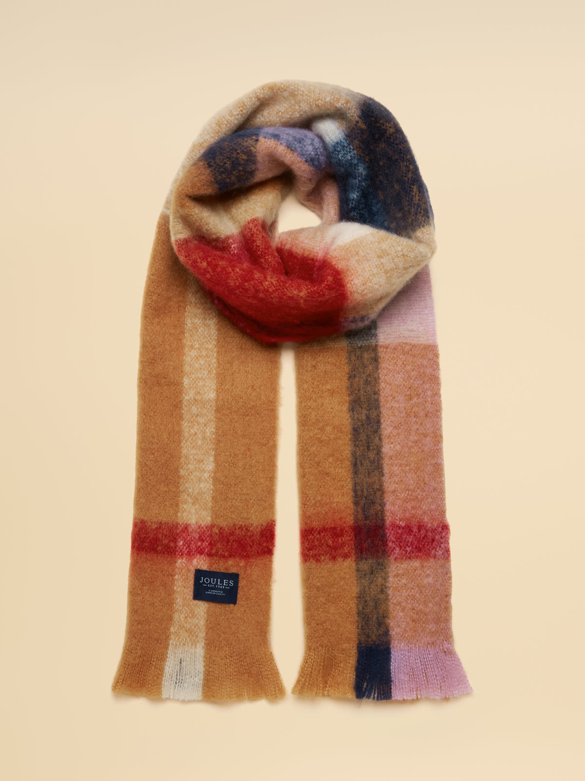 Joules Betsy Brushed Oversized Scarf