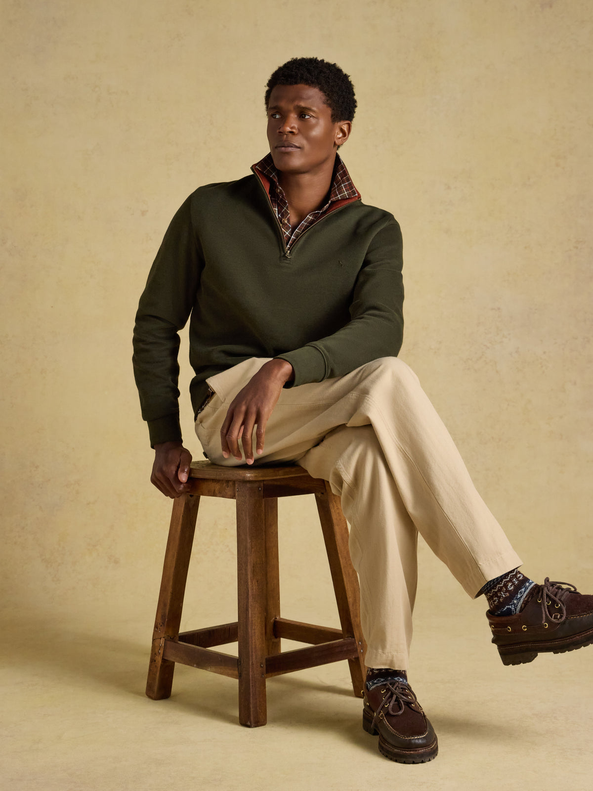 Joules Alistair Zip-Neck Sweatshirt