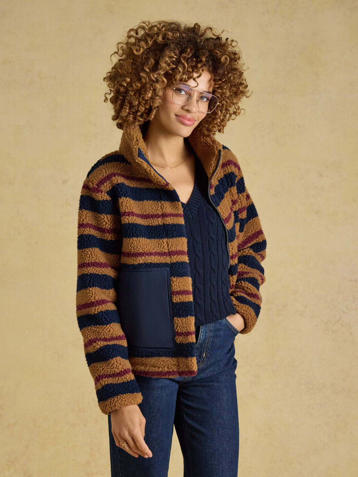 Joules Lottie Borg Fleece Jacket