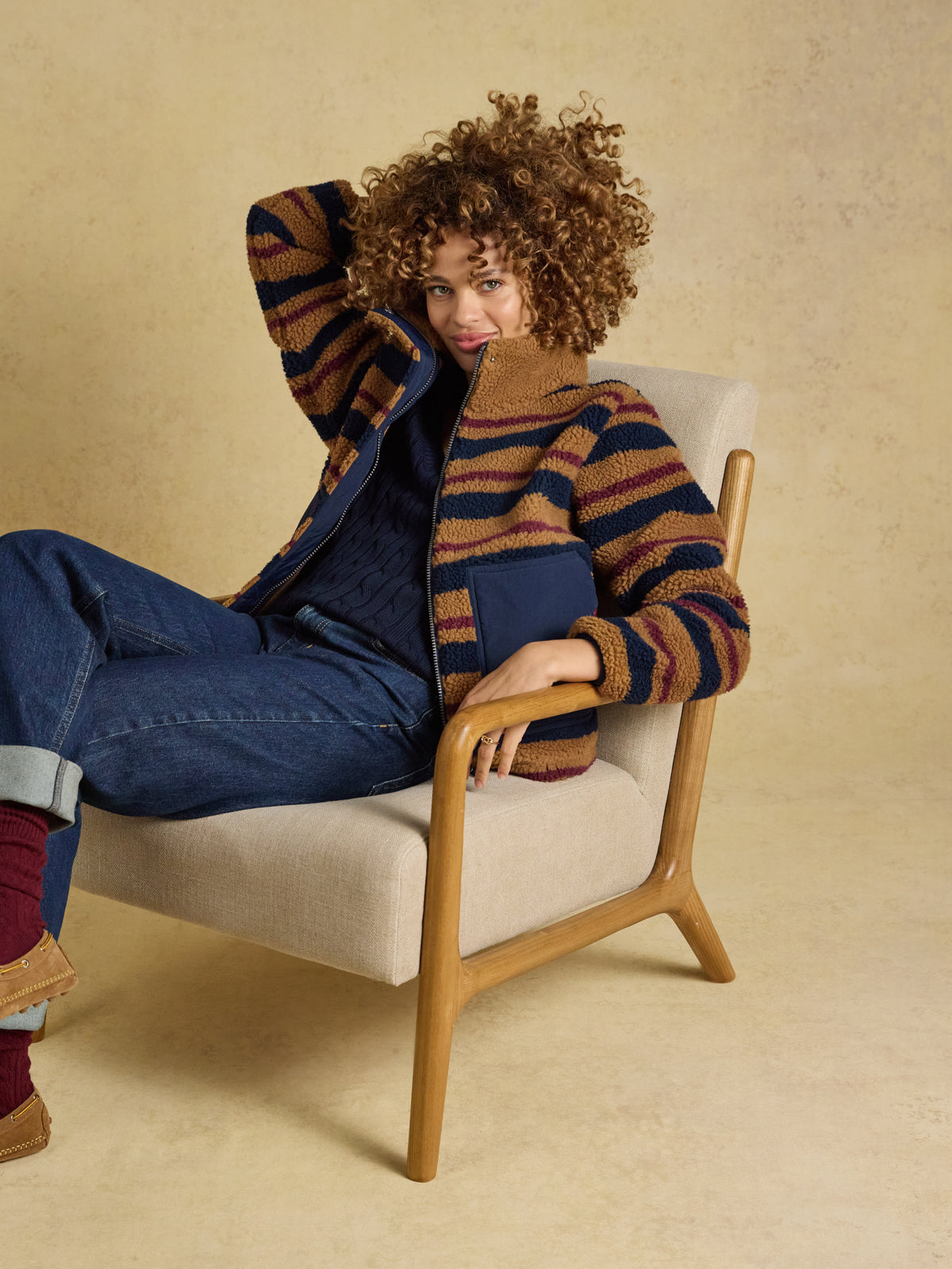 Joules Lottie Borg Fleece Jacket