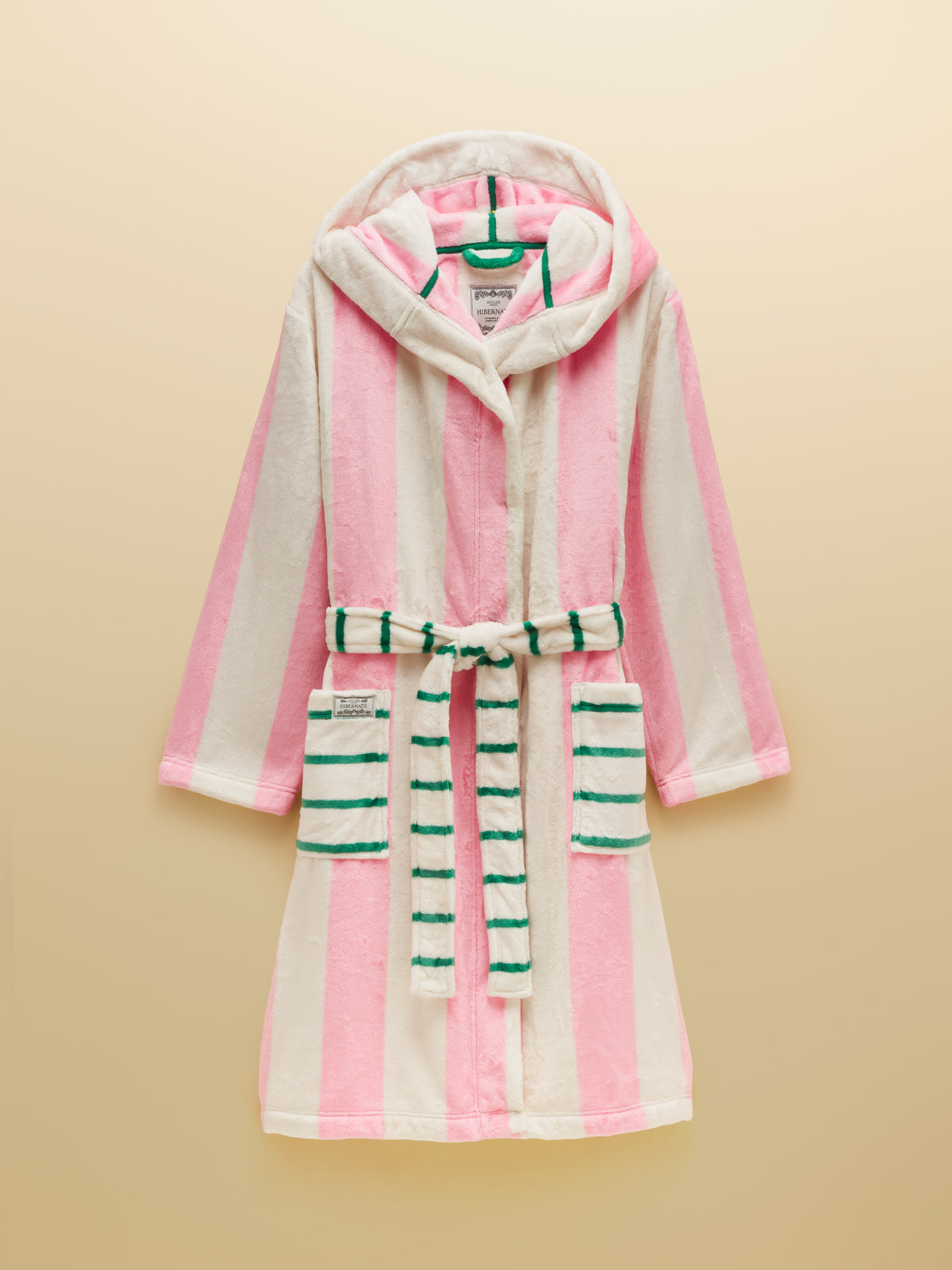 Joules Womens Luna Lightweight Hooded Fleece Dressing Gown