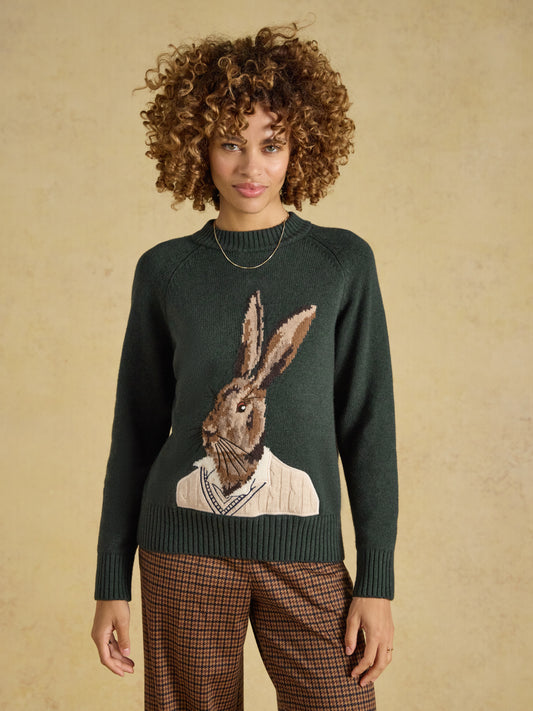 Joules Cotton Blend Crew Neck Knitted Jumper