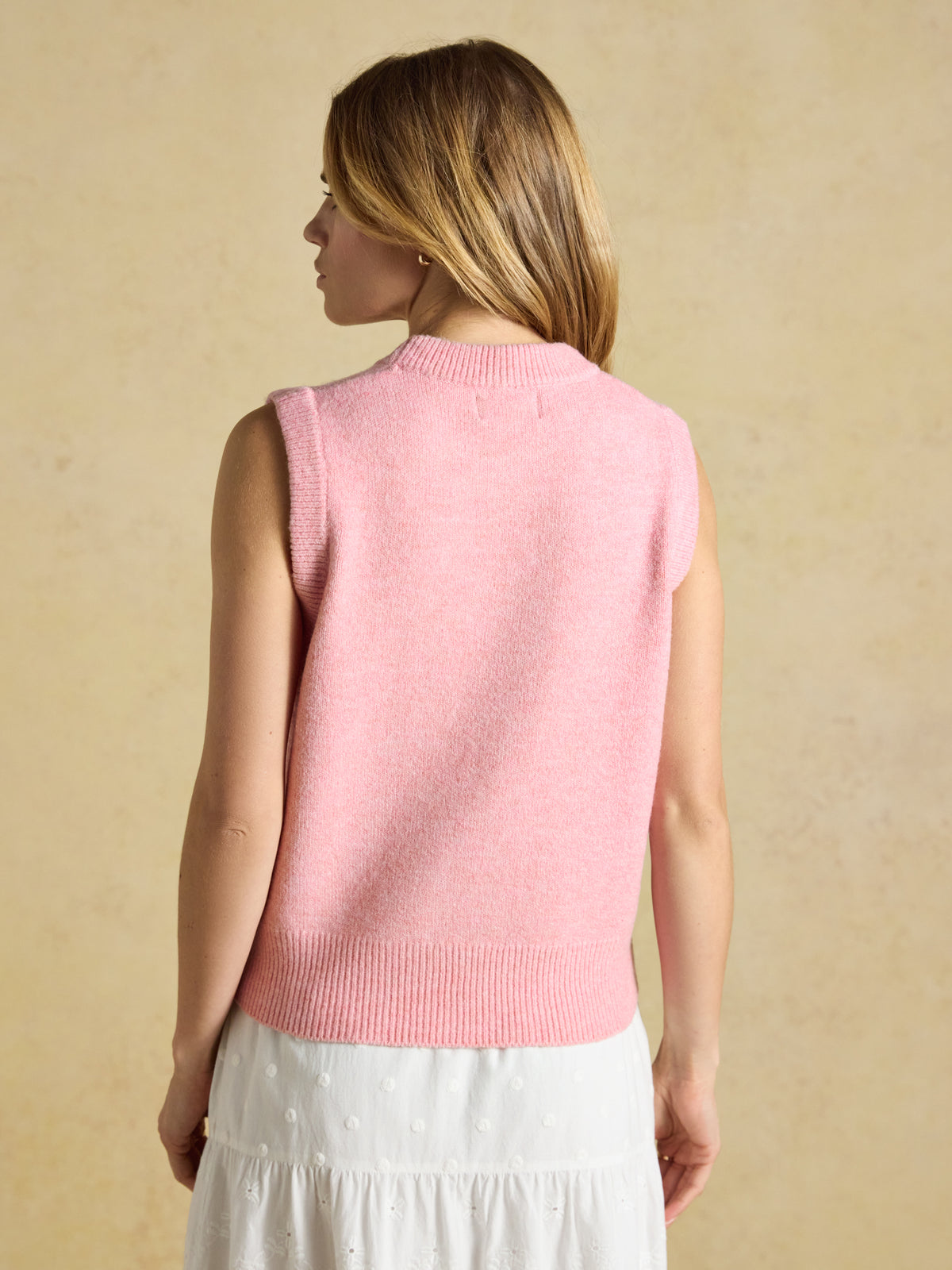 Joules Holly Knitted Crew Neck Vest