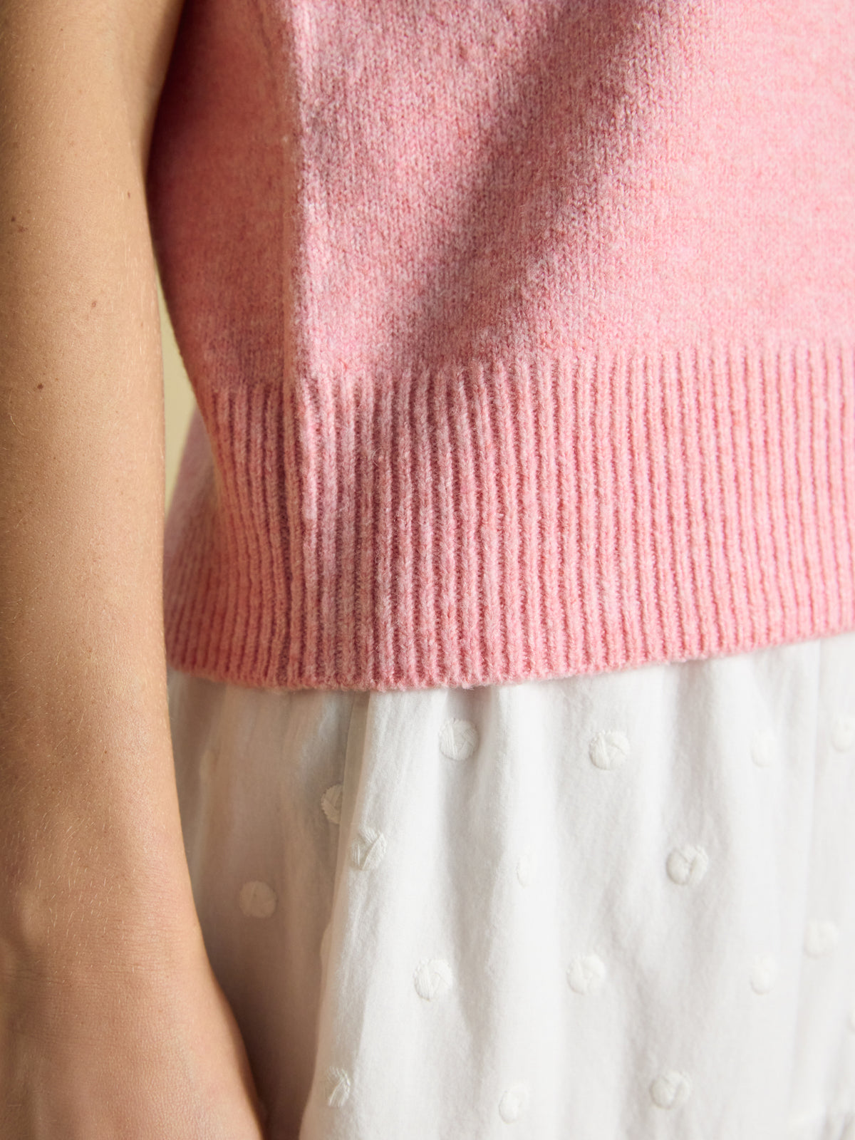Joules Holly Knitted Crew Neck Vest