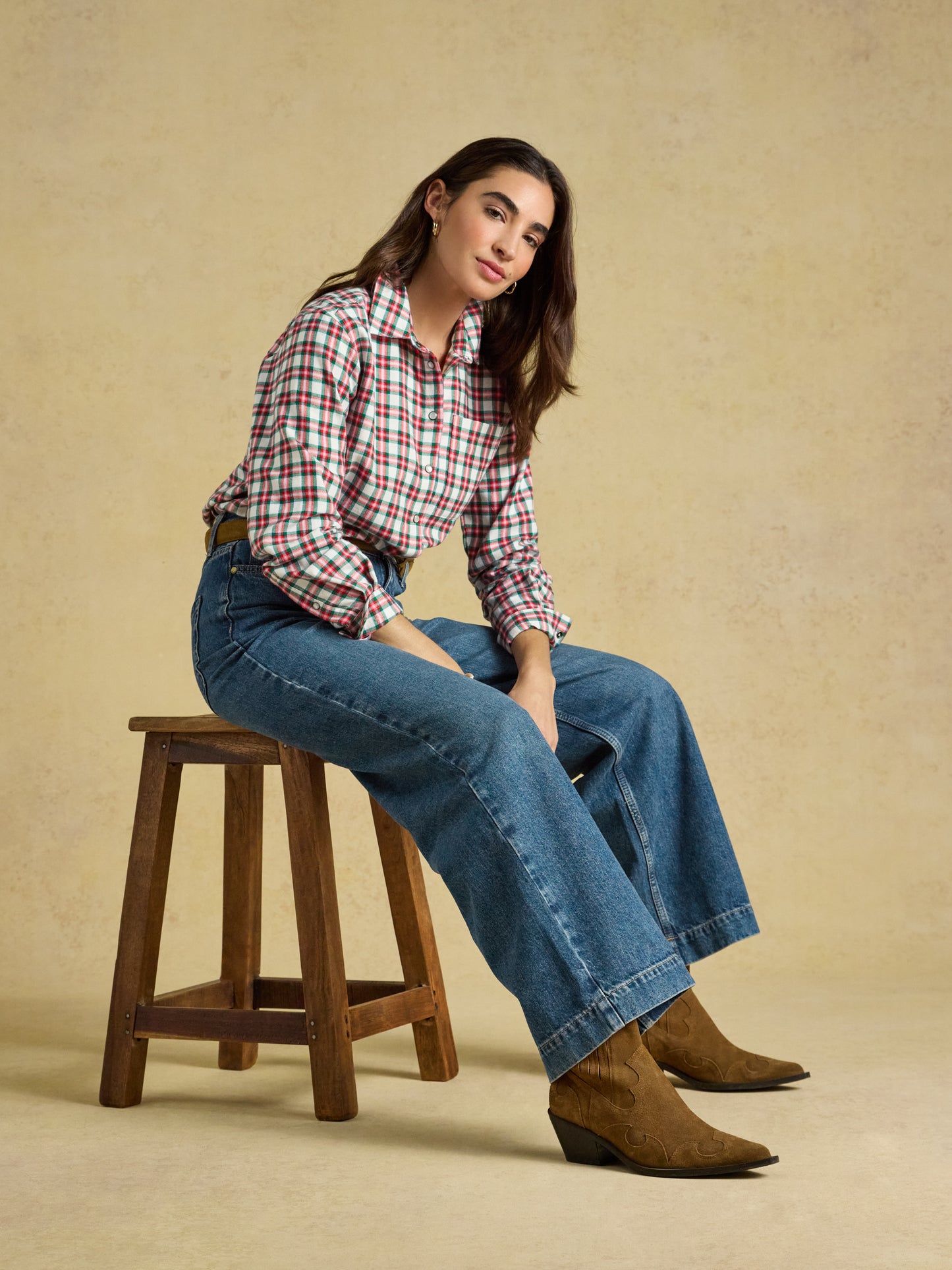 Joules Brushed Boyfriend Fit Shirt
