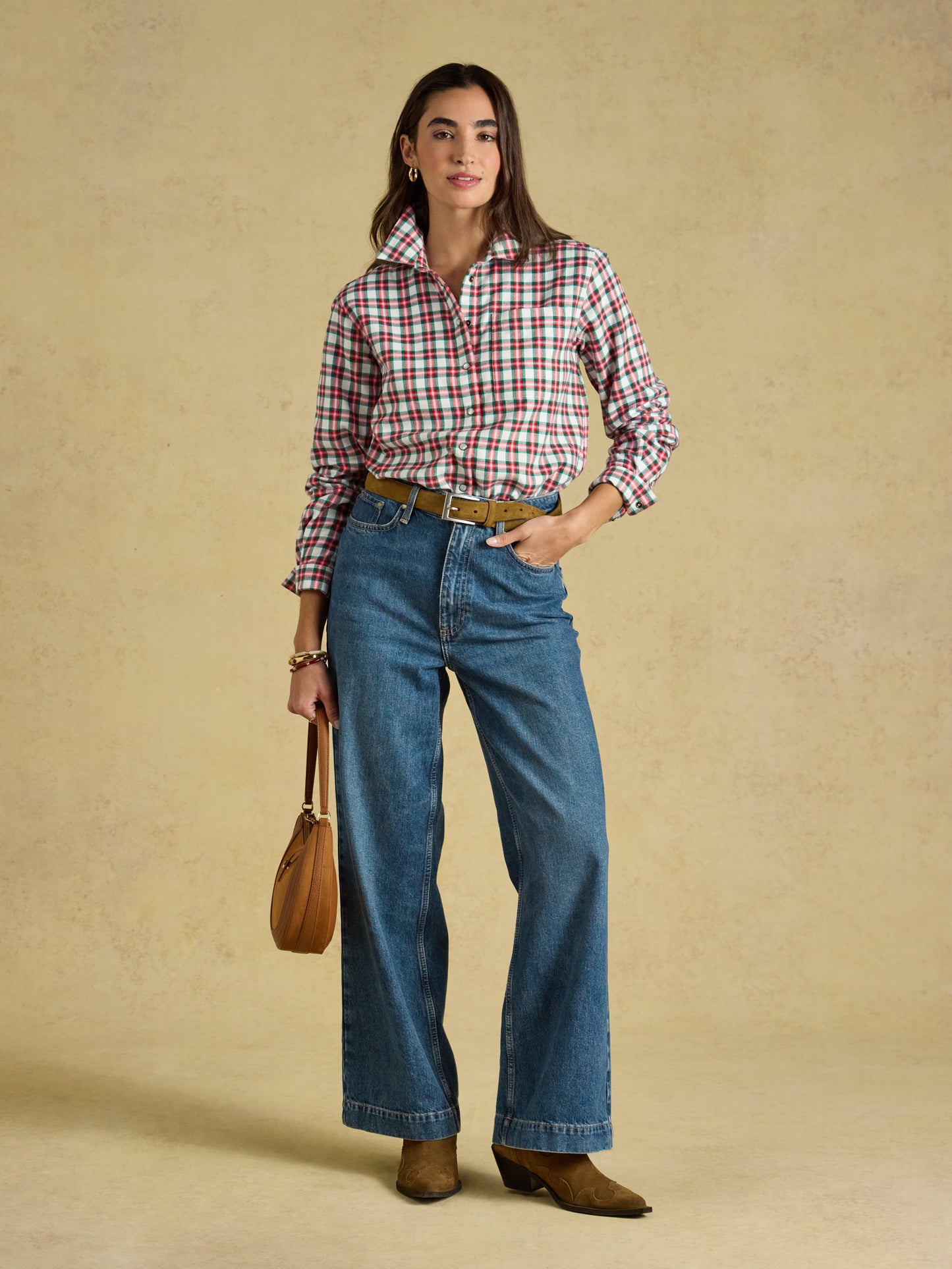 Joules Brushed Boyfriend Fit Shirt