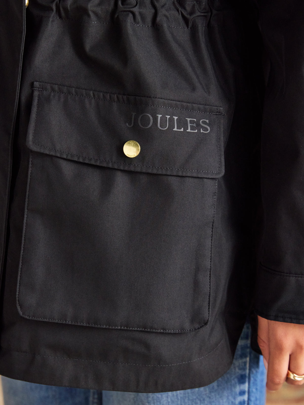 Joules Portwell Waterproof Raincoat with Hood