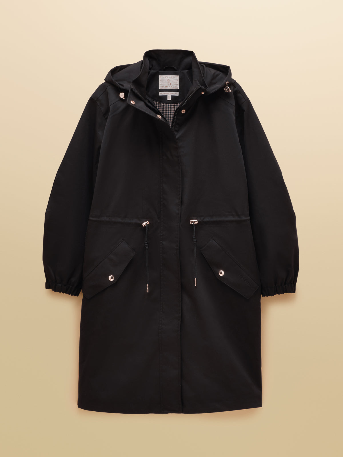 Joules Stormwell Waterproof Longline Raincoat with Hood