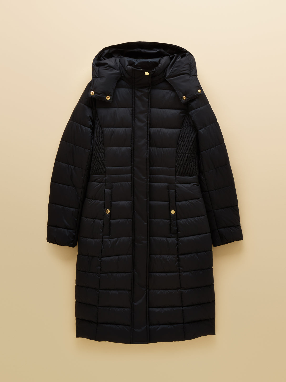 Joules Windborough Showerproof Longline Padded Coat with Hood