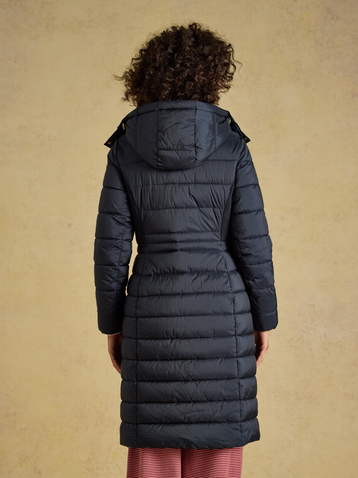 Joules Windborough Showerproof Longline Padded Coat with Hood