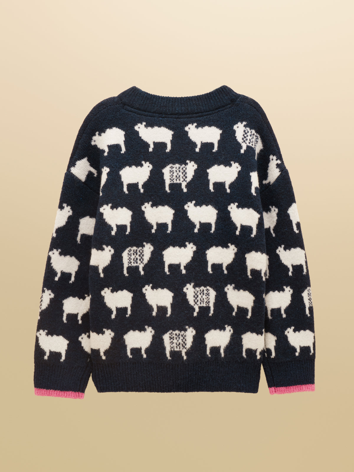 Joules Kids' Woolies Crew Neck Knitted Jumper