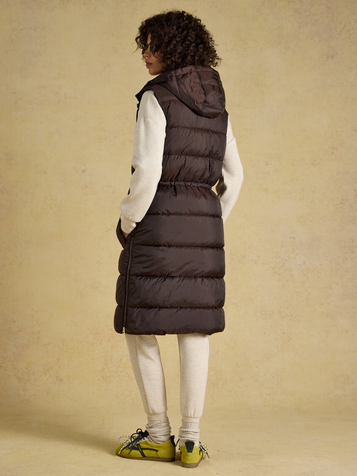 Joules Windermere Showerproof Longline Padded Gilet