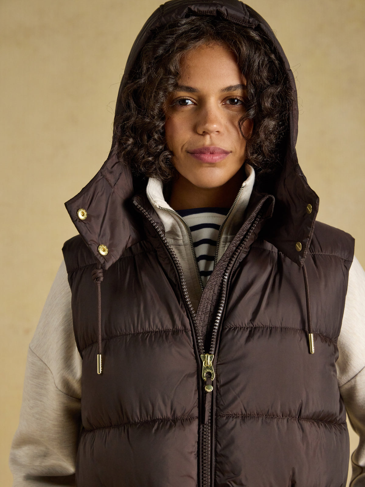 Joules Windermere Showerproof Longline Padded Gilet